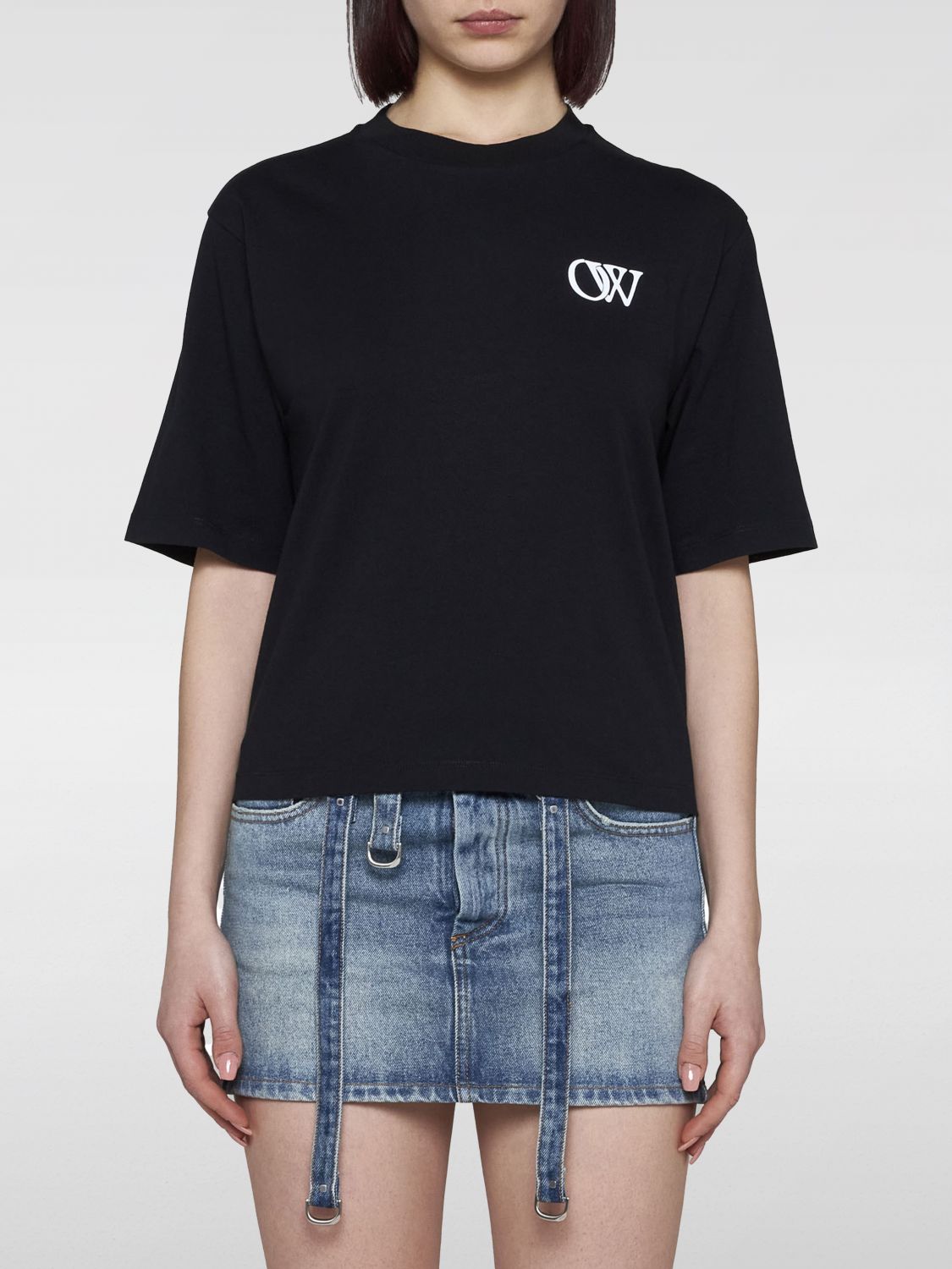 OFF-WHITE T-Shirt OFF-WHITE Woman color Black