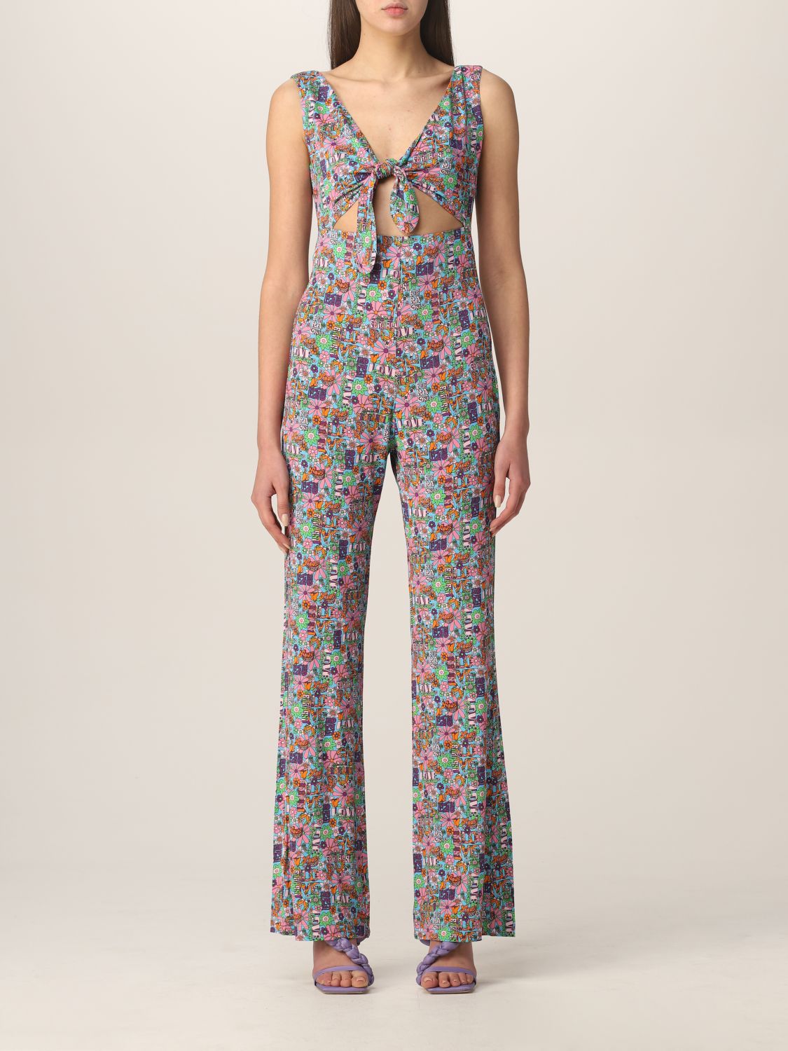 CHIARA FERRAGNI Chiara Ferragni floral patterned jumpsuit