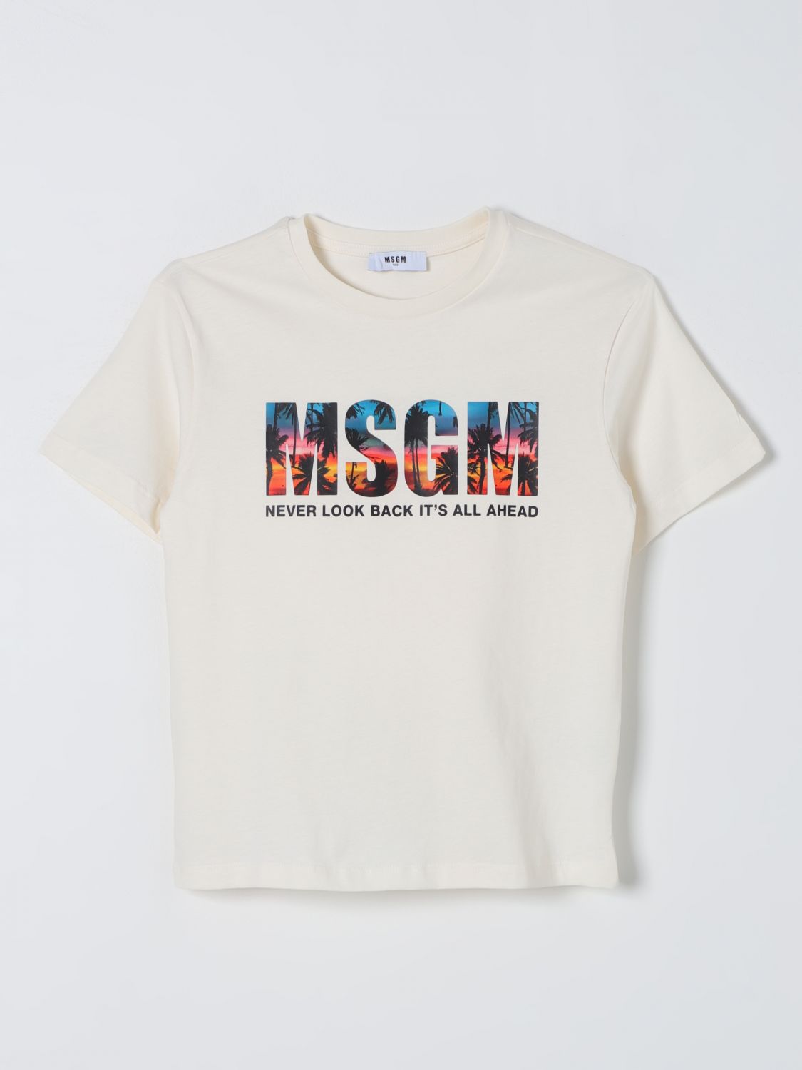 Msgm Kids T-Shirt MSGM KIDS Kids colour Cream