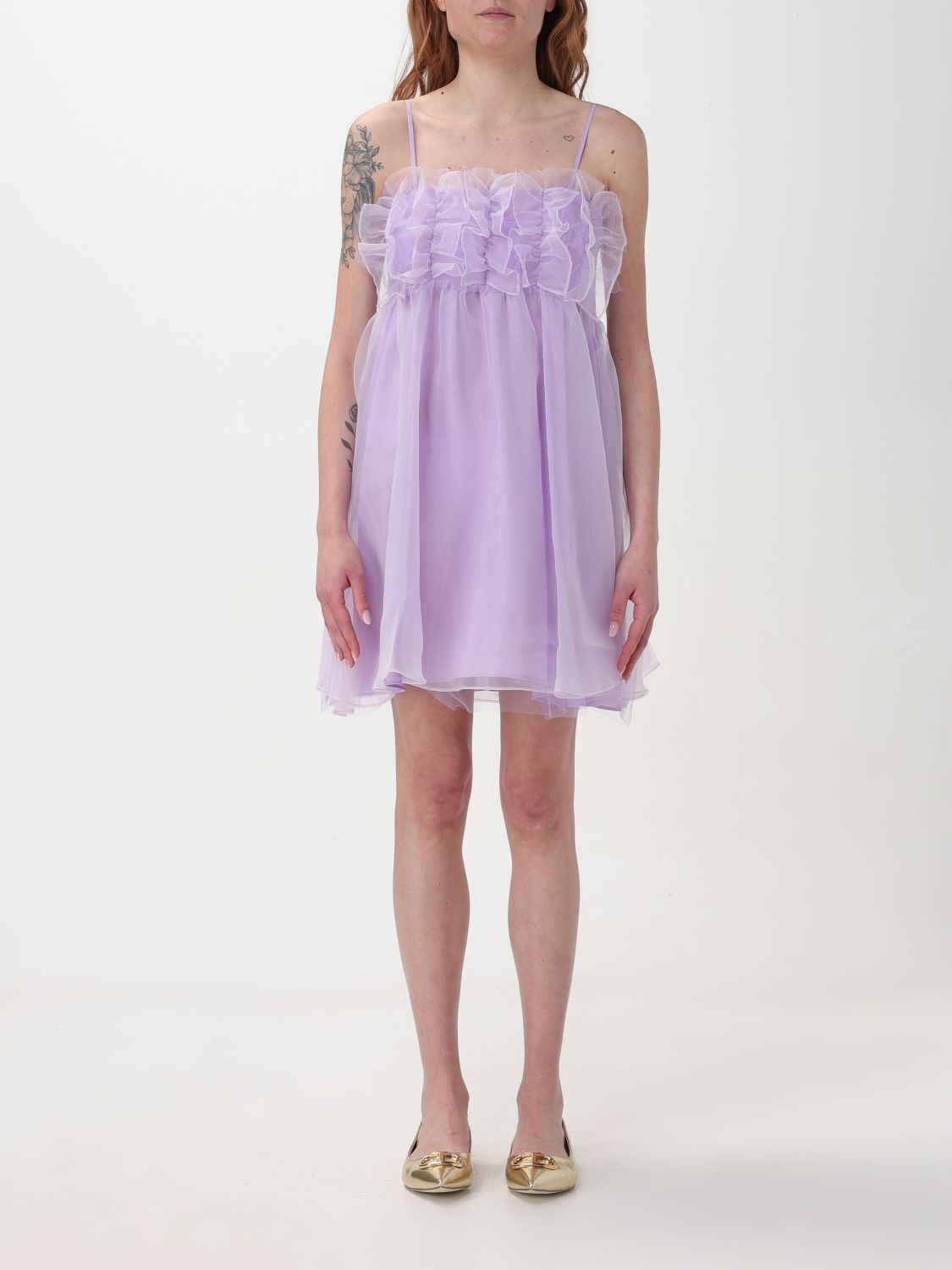 Actitude Twinset Dress ACTITUDE TWINSET Woman color Lavander