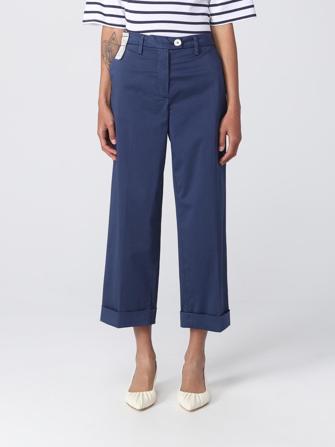 Re-Hash Trousers RE-HASH Woman colour Blue