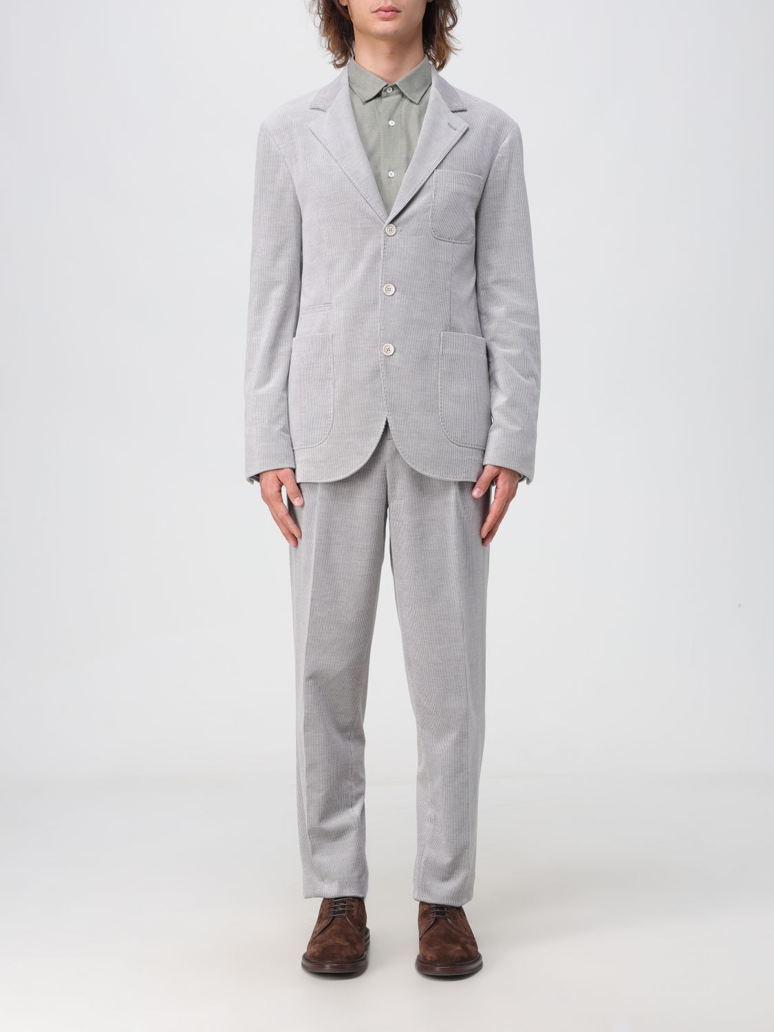 Brunello Cucinelli Suit BRUNELLO CUCINELLI Men colour Grey