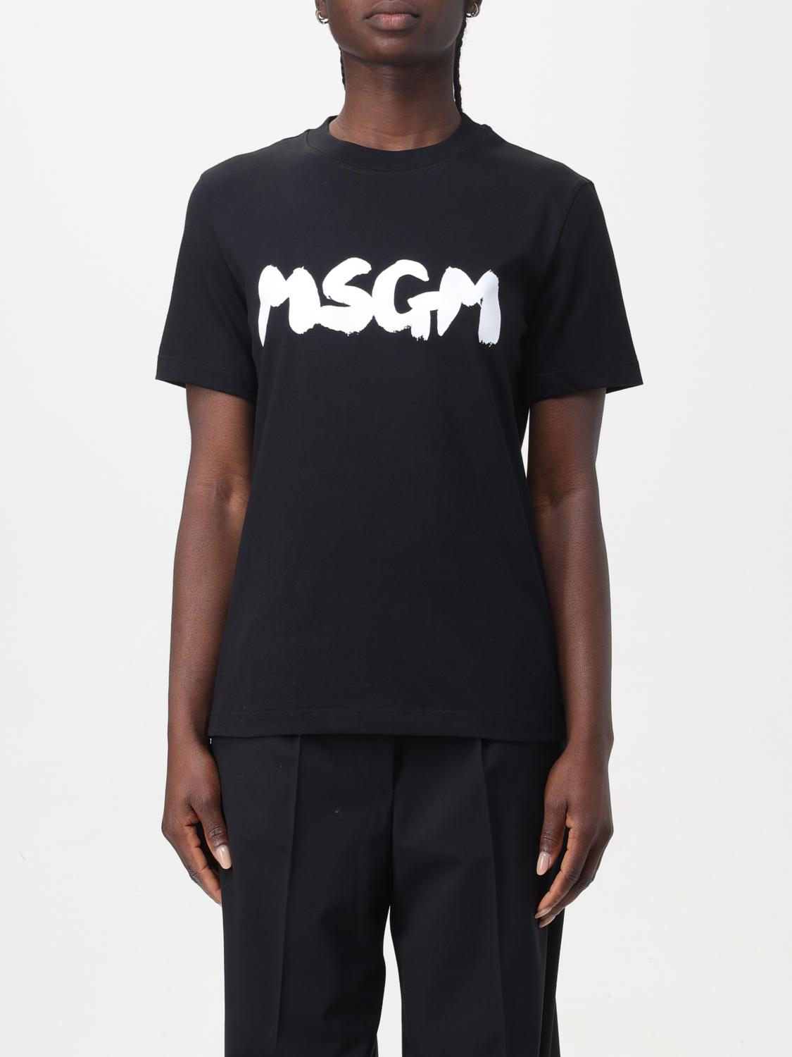 Msgm T-Shirt MSGM Woman colour Black