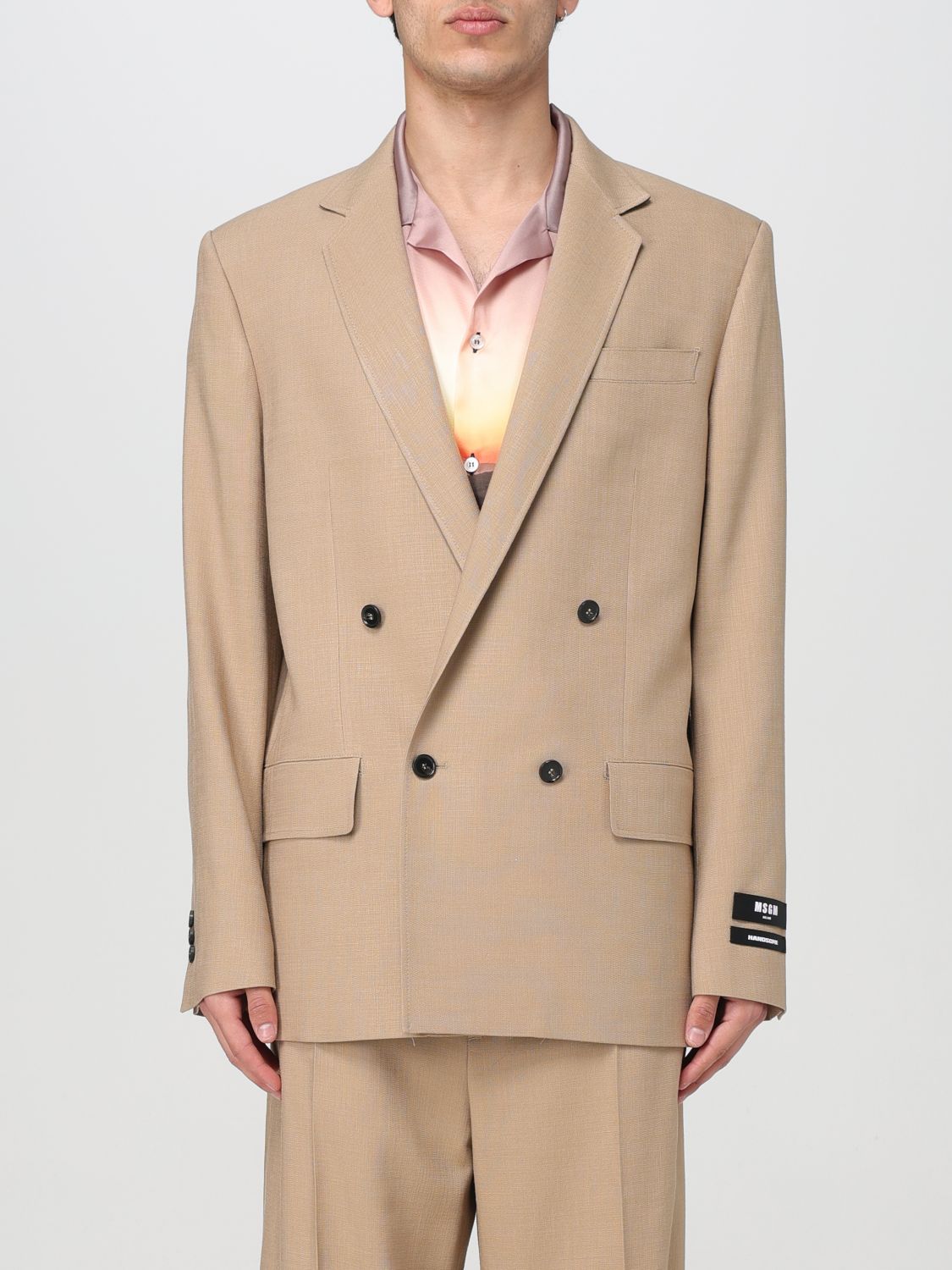 Msgm Blazer MSGM Men colour Beige