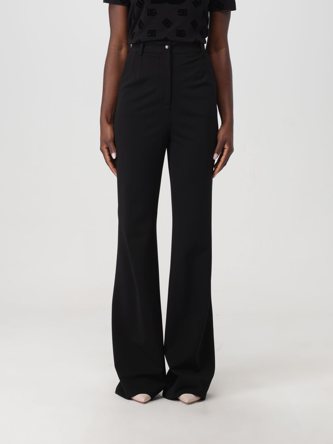 Dolce & Gabbana Trousers DOLCE & GABBANA Woman colour Black