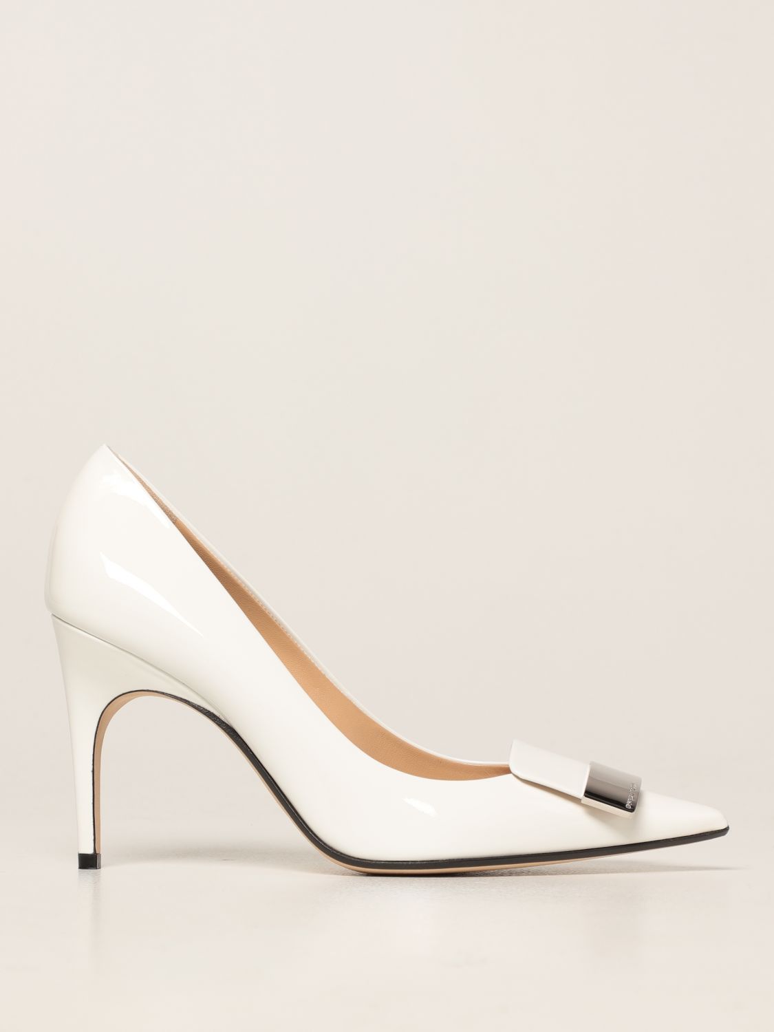 Sergio Rossi Court Shoes SERGIO ROSSI Woman colour White