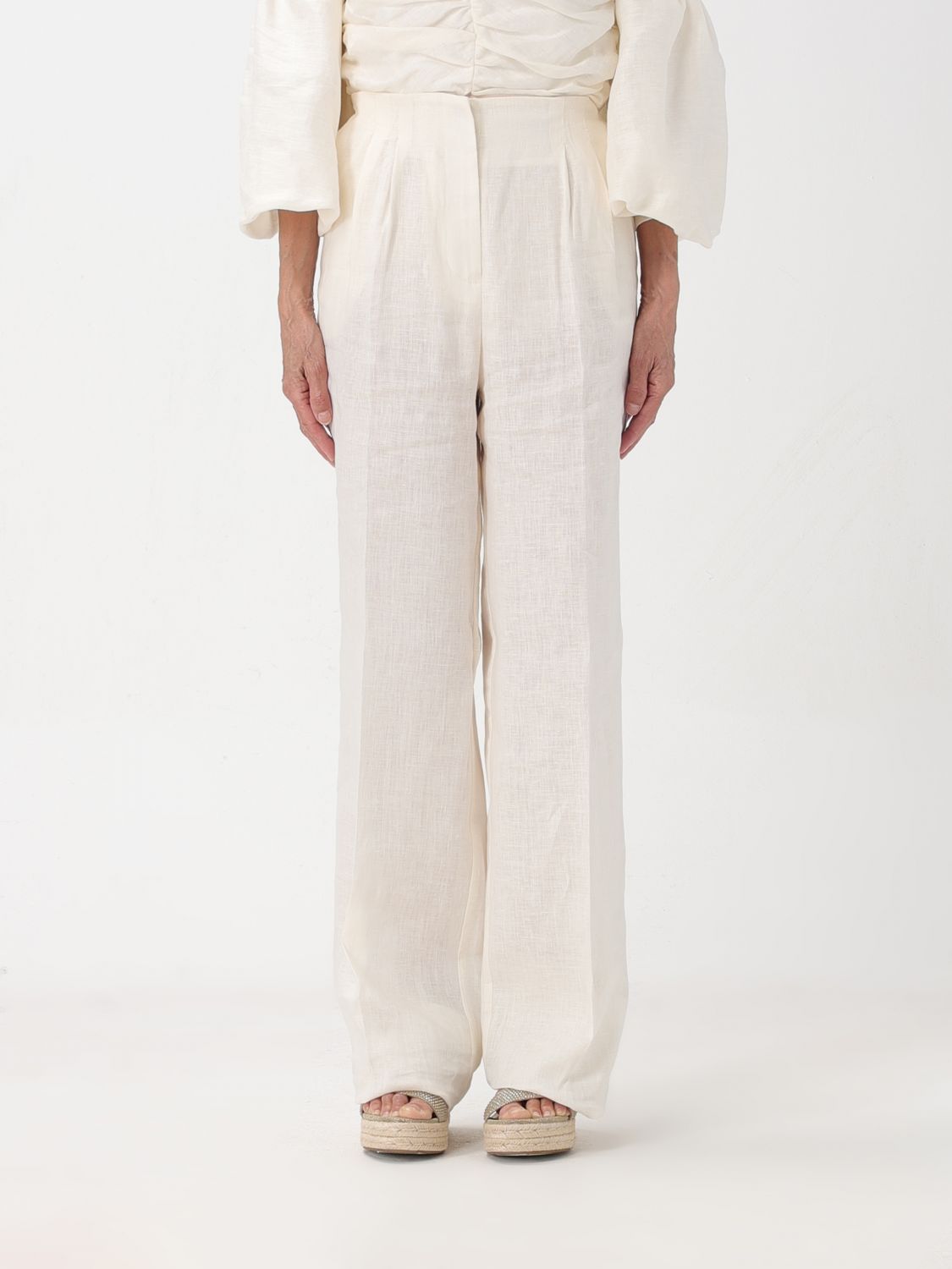 Simona Corsellini Trousers SIMONA CORSELLINI Woman colour White