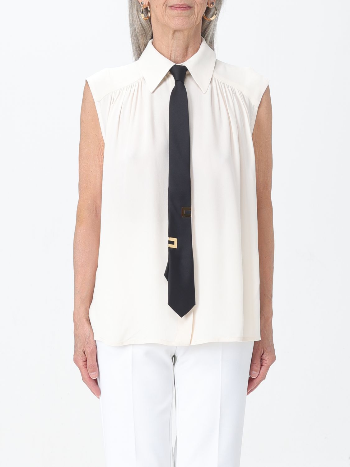 Elisabetta Franchi Shirt ELISABETTA FRANCHI Woman colour Butter