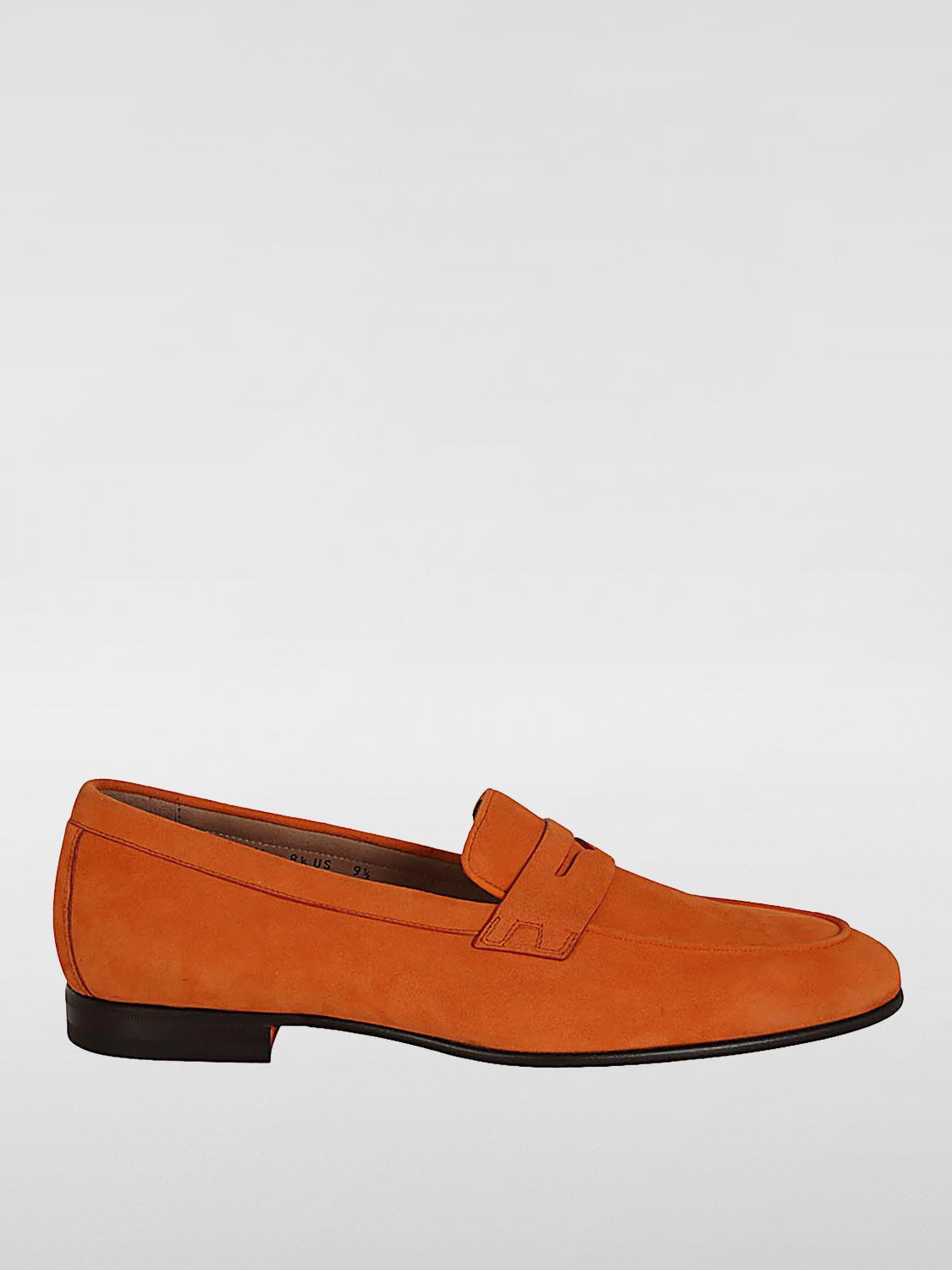 Santoni Loafers SANTONI Men color Orange