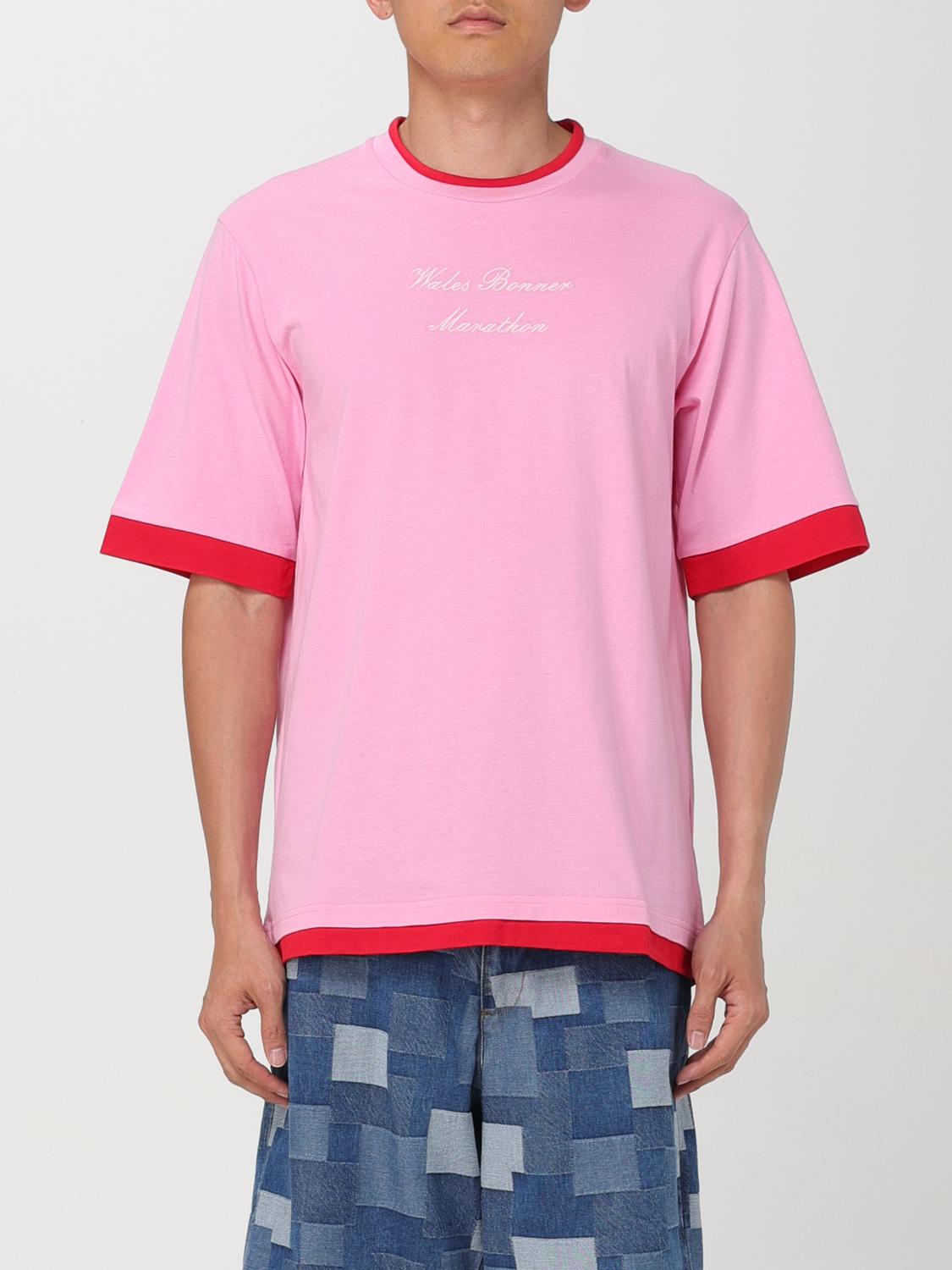 Wales Bonner T-Shirt WALES BONNER Men color Pink