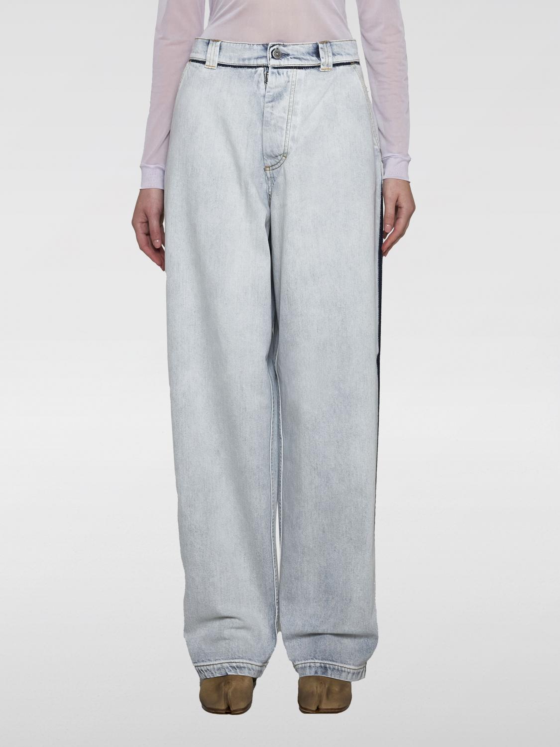 Maison Margiela Jeans MAISON MARGIELA Woman color Ice