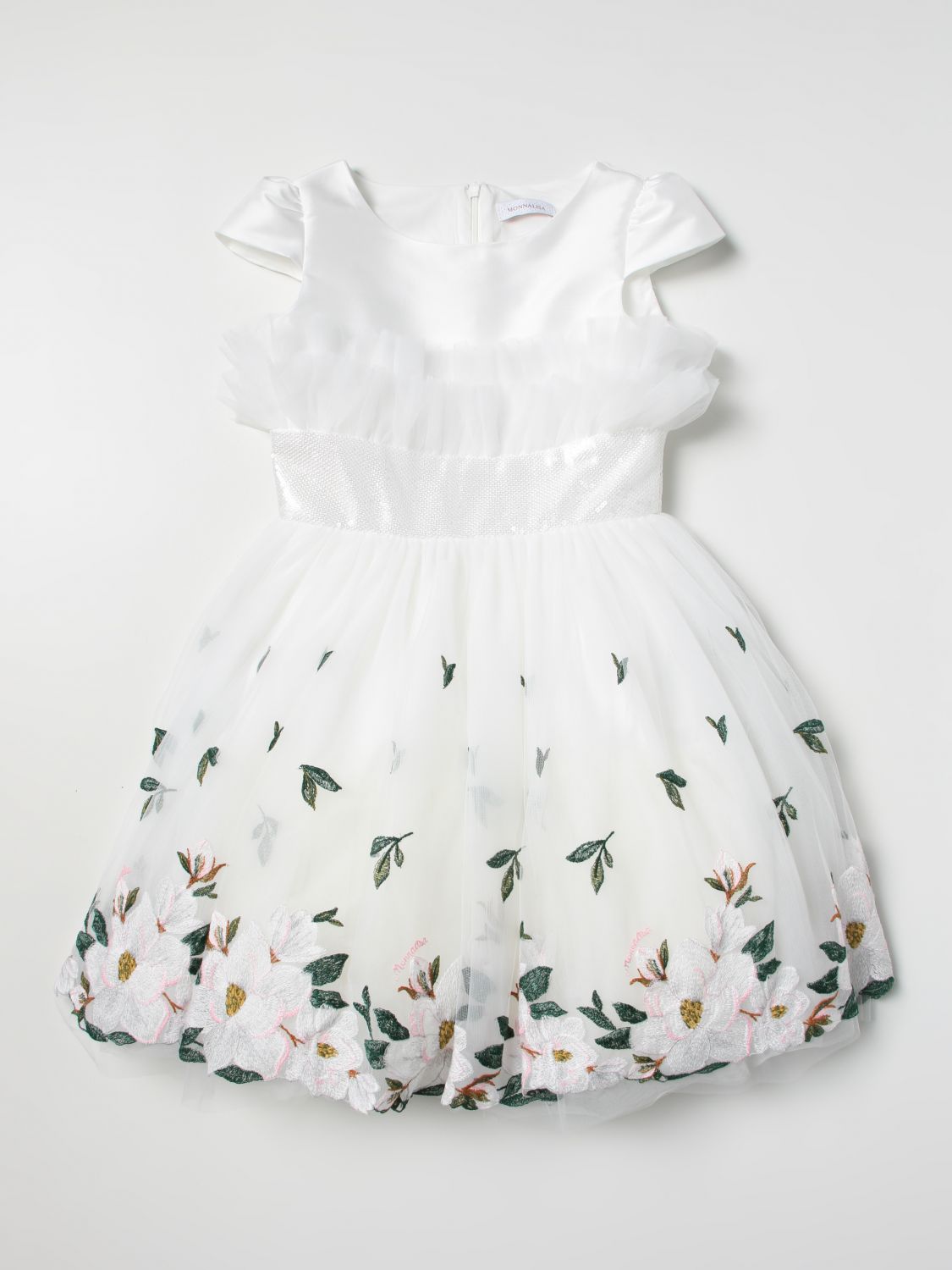 Monnalisa Dress MONNALISA Kids colour White