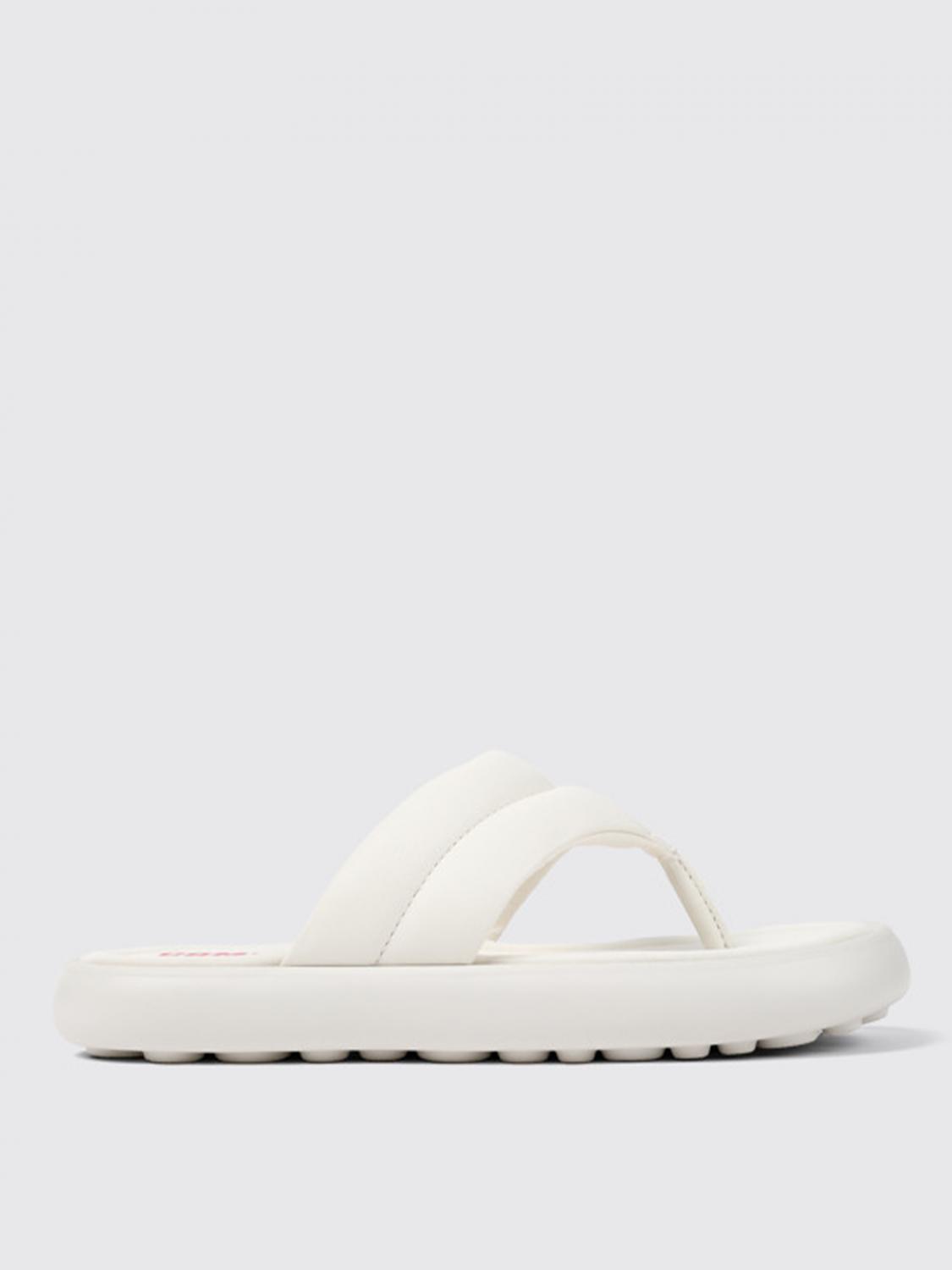 Camper Flat Sandals CAMPER Woman color White