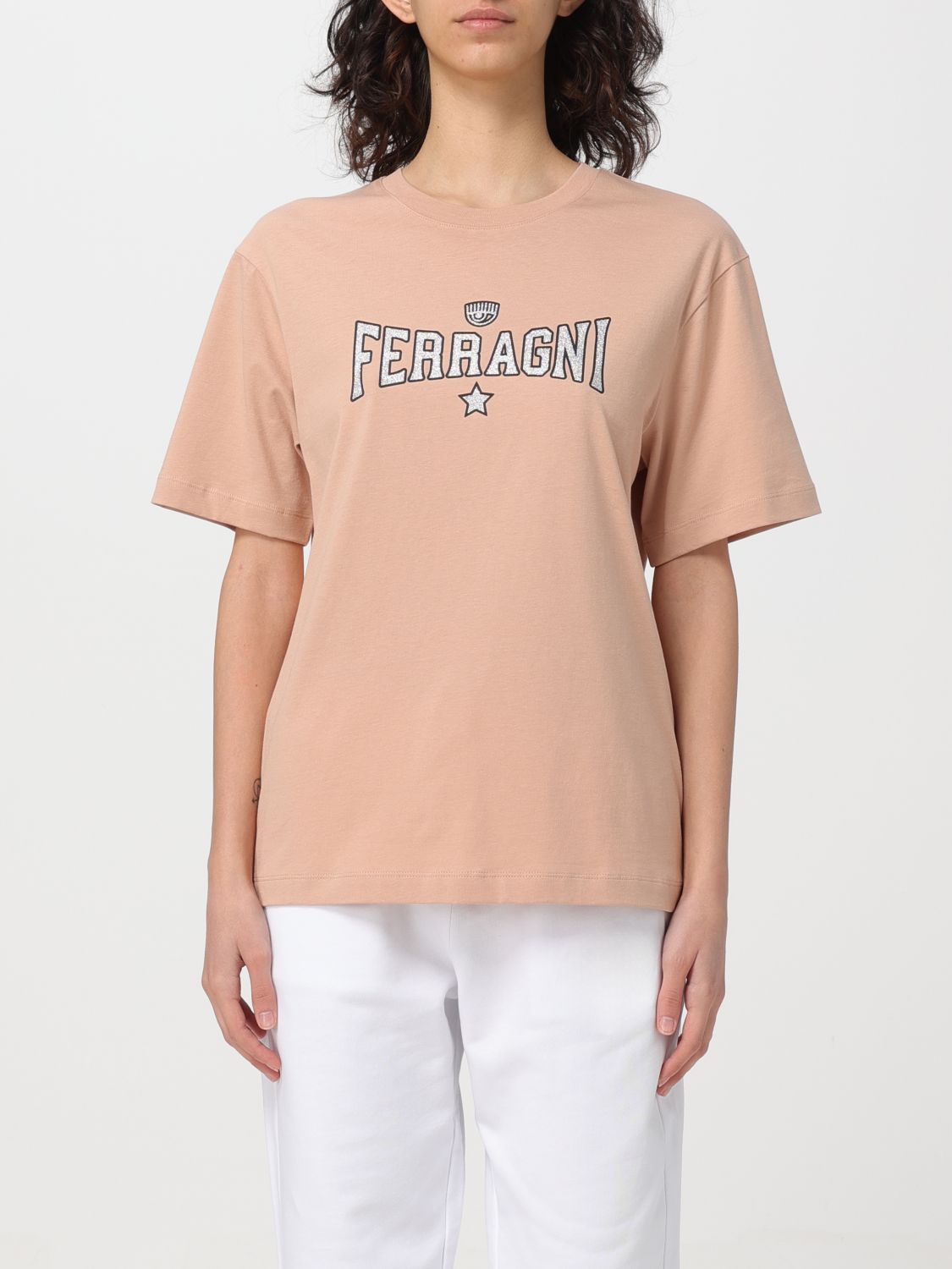 CHIARA FERRAGNI T-Shirt CHIARA FERRAGNI Woman colour Pink