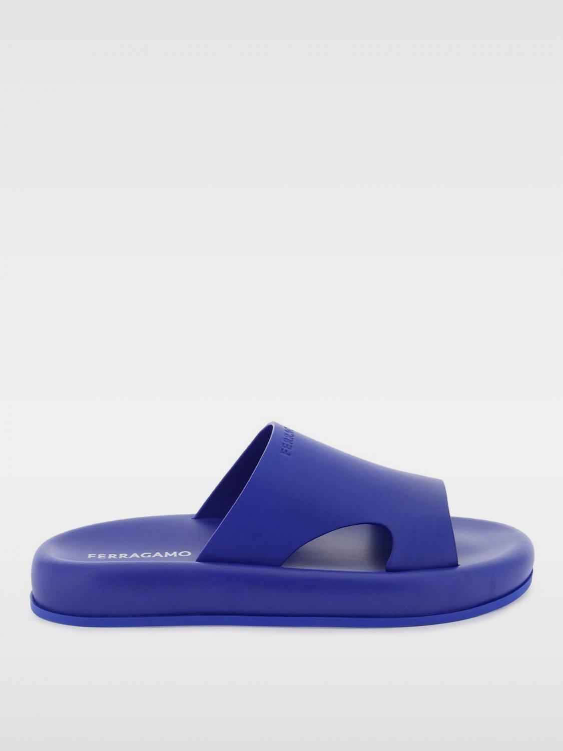 Ferragamo Sandals FERRAGAMO Men color Royal Blue