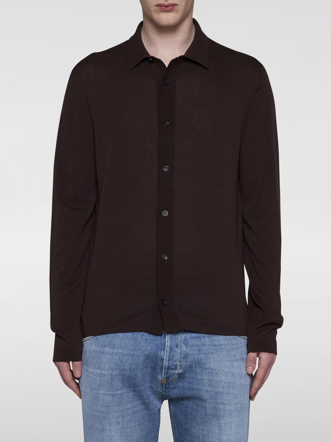 Roberto Collina Shirt ROBERTO COLLINA Men color Brown