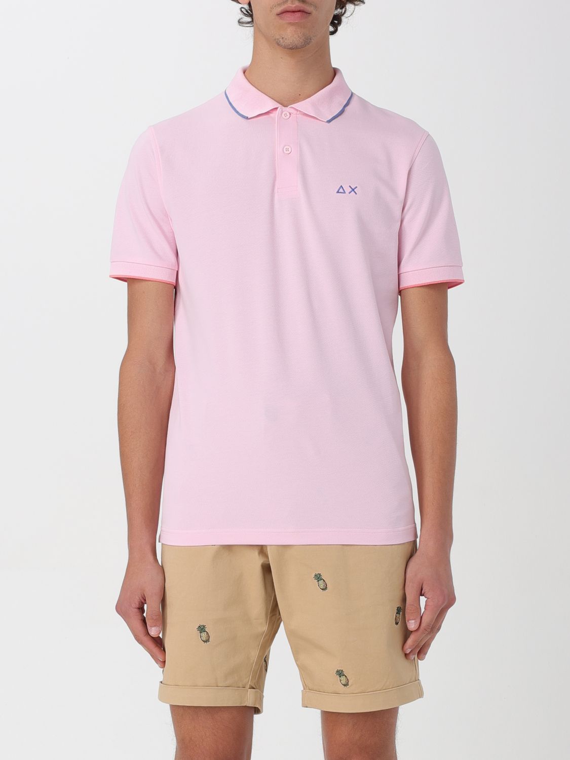  Polo Shirt SUN 68 Men colour Blush Pink