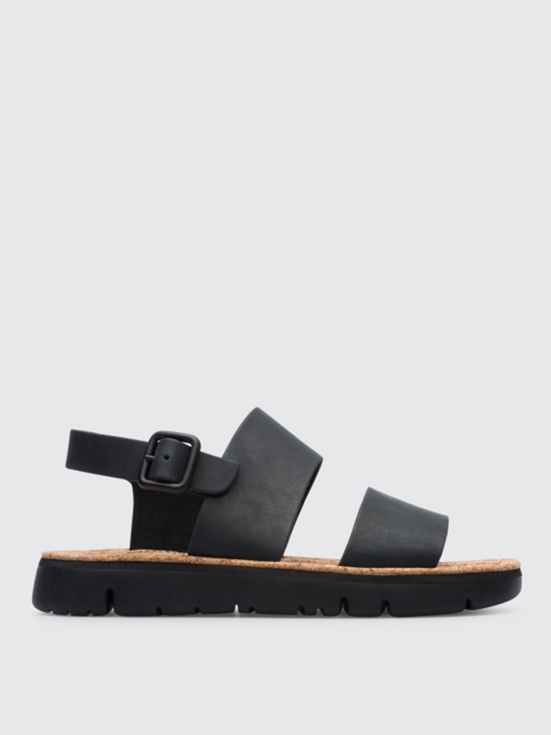 Camper Oruga Camper sandals in full grain leather