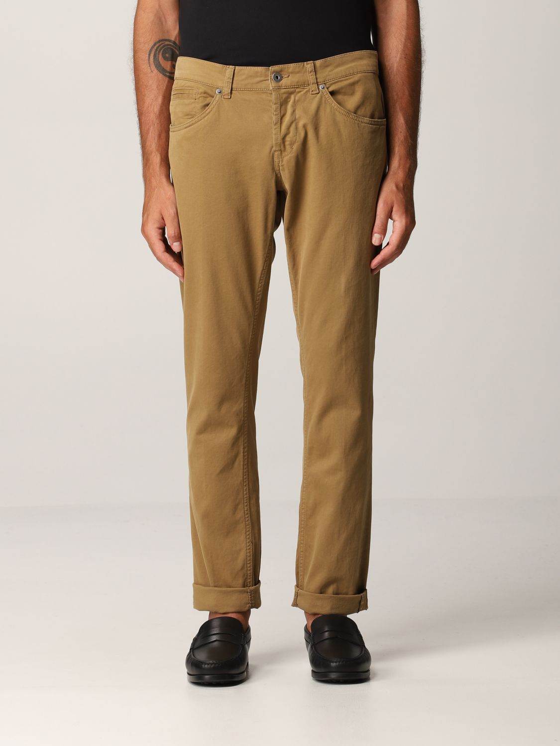 Dondup Trousers DONDUP Men colour Camel