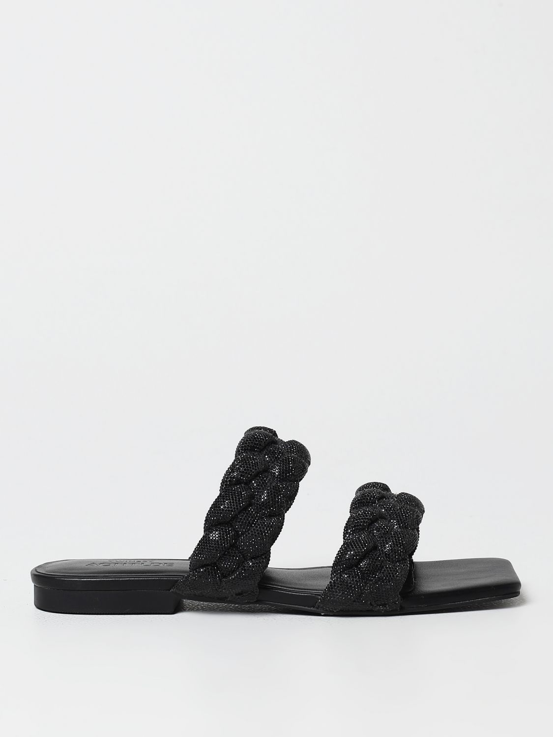 Actitude Twinset Flat Sandals ACTITUDE TWINSET Woman colour Black