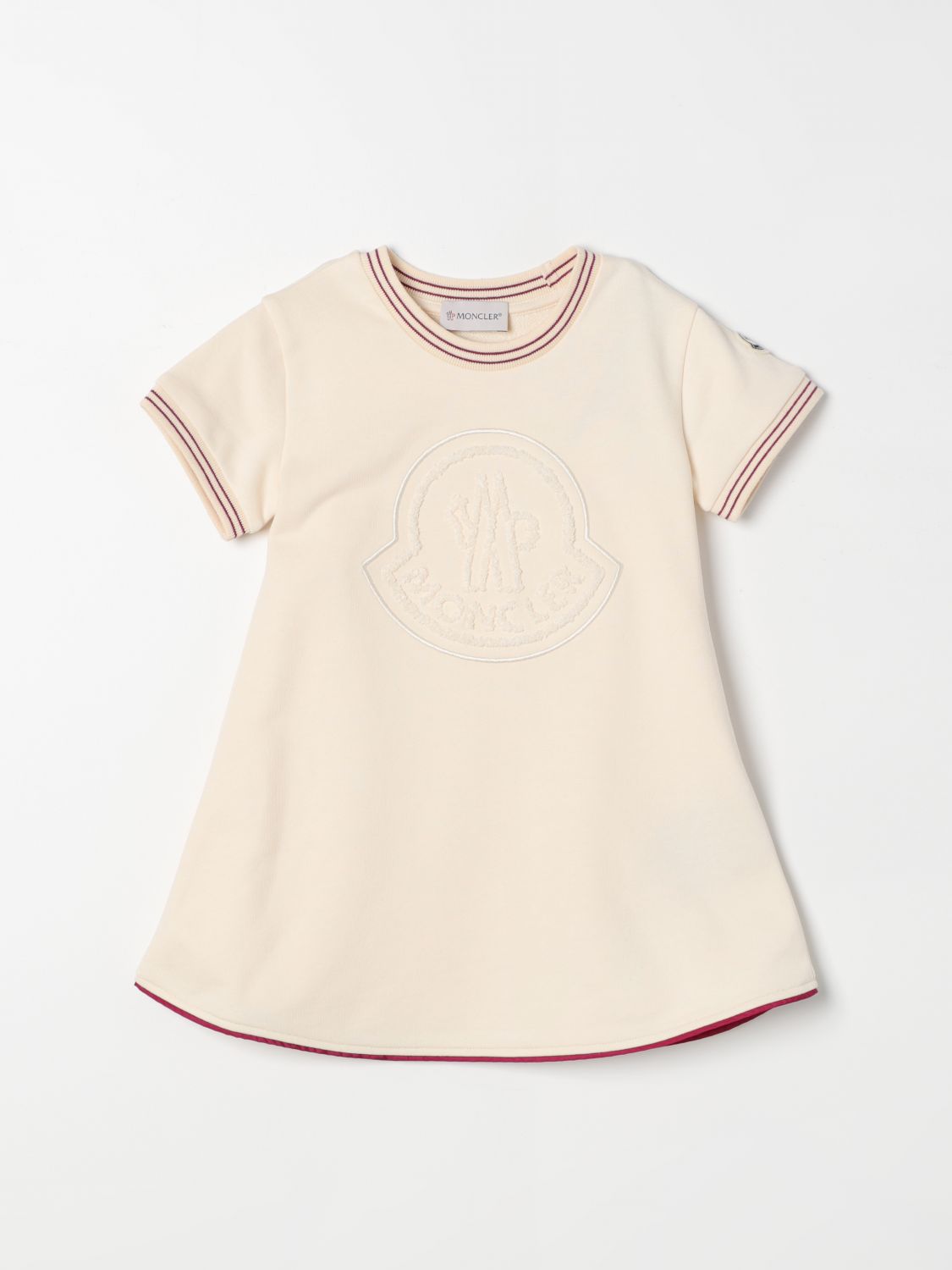 Moncler Dress MONCLER Kids colour Beige