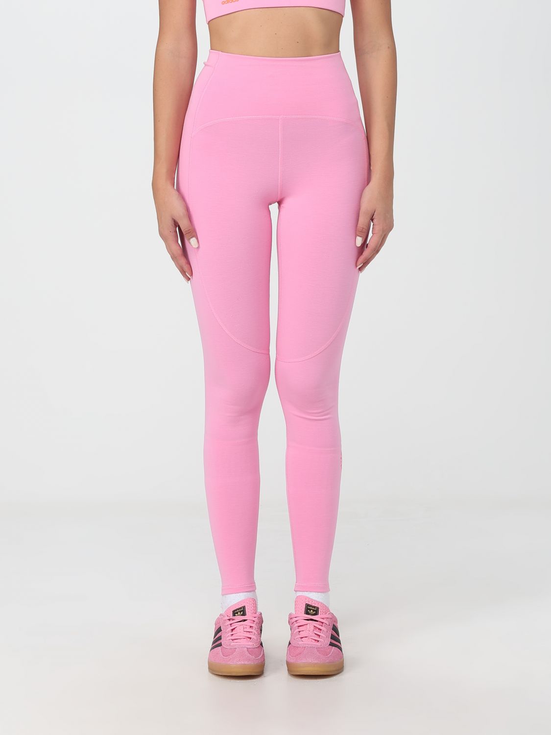 Adidas By Stella Mccartney Trousers ADIDAS BY STELLA MCCARTNEY Woman colour Pink