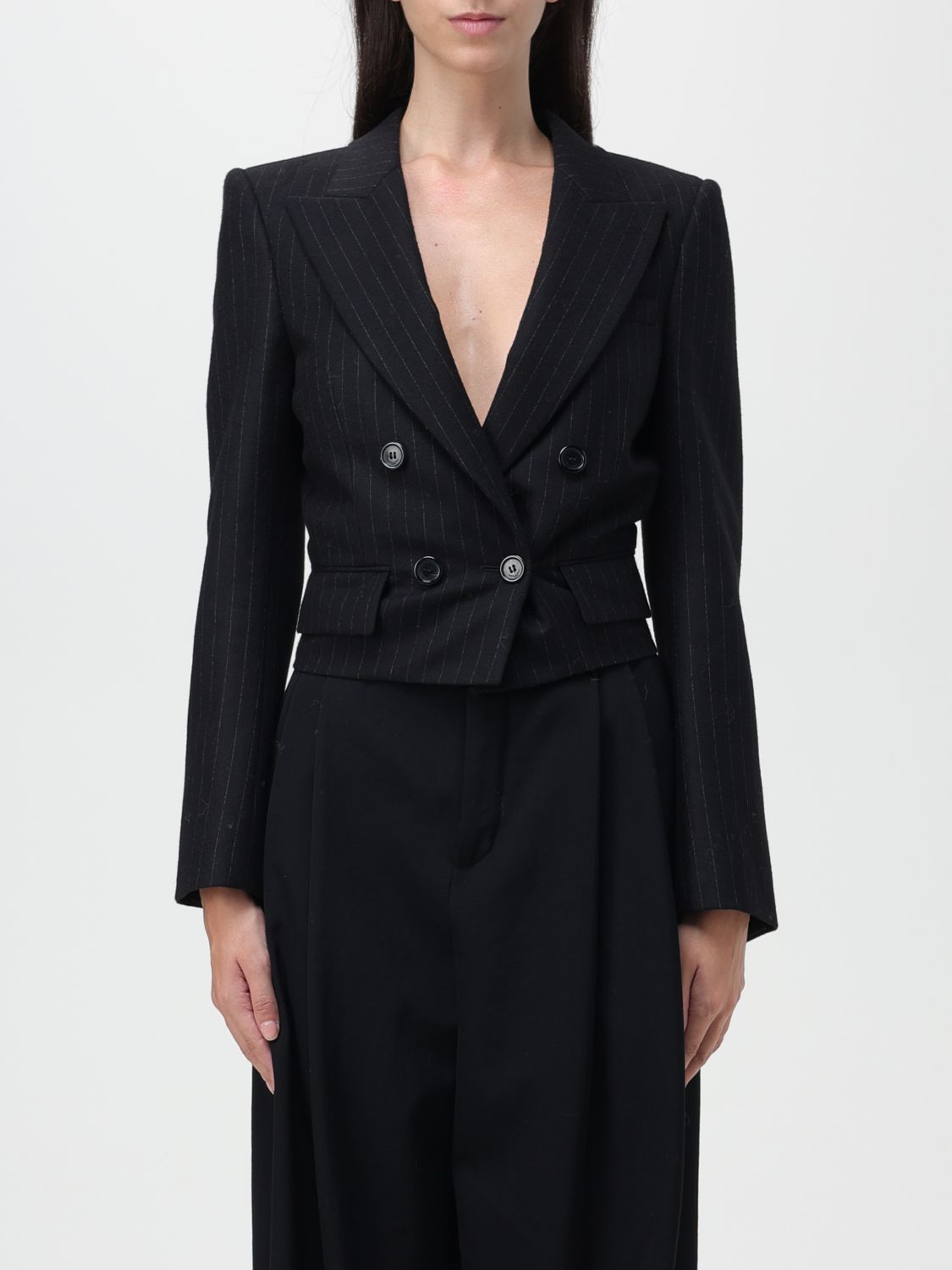 Saint Laurent Blazer SAINT LAURENT Woman colour Black