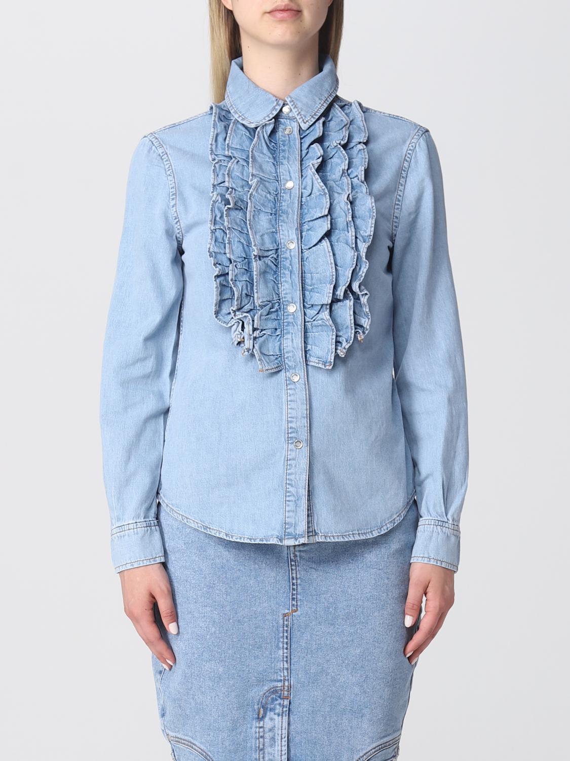 Moschino Jeans Shirt MOSCHINO JEANS Woman colour Blue