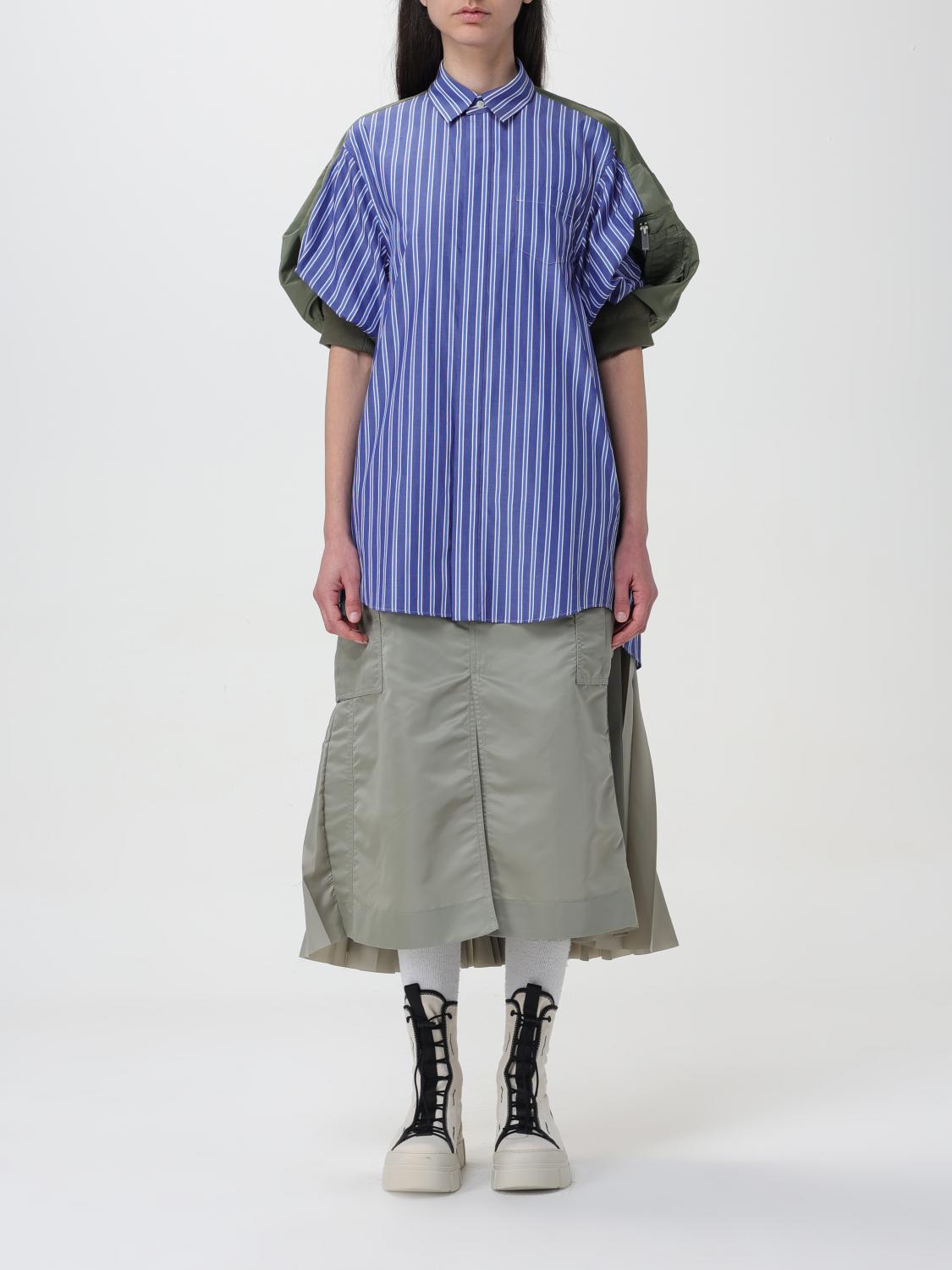 Sacai Dress SACAI Woman colour Striped