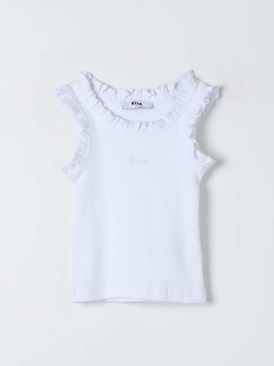 Msgm Kids VEST MSGM KIDS Kids colour White