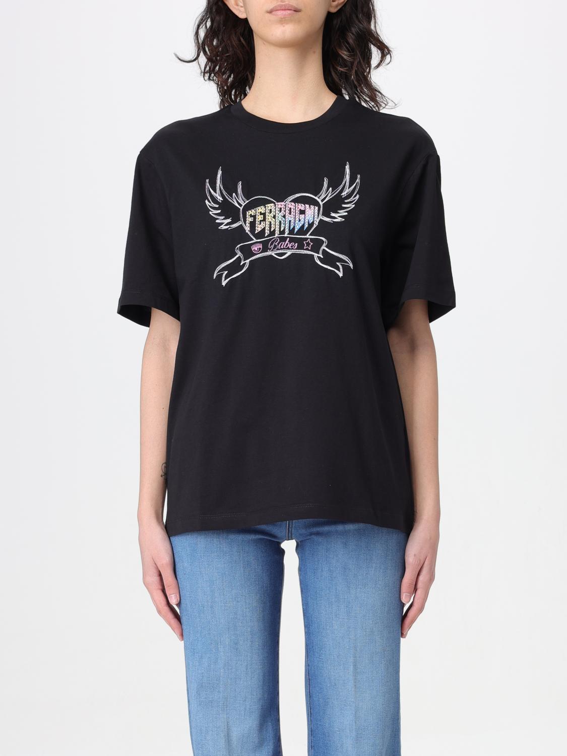 CHIARA FERRAGNI T-Shirt CHIARA FERRAGNI Woman colour Black