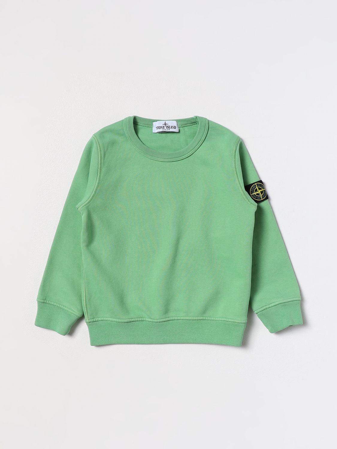 Stone Island Junior Jumper STONE ISLAND JUNIOR Kids colour Grass Green