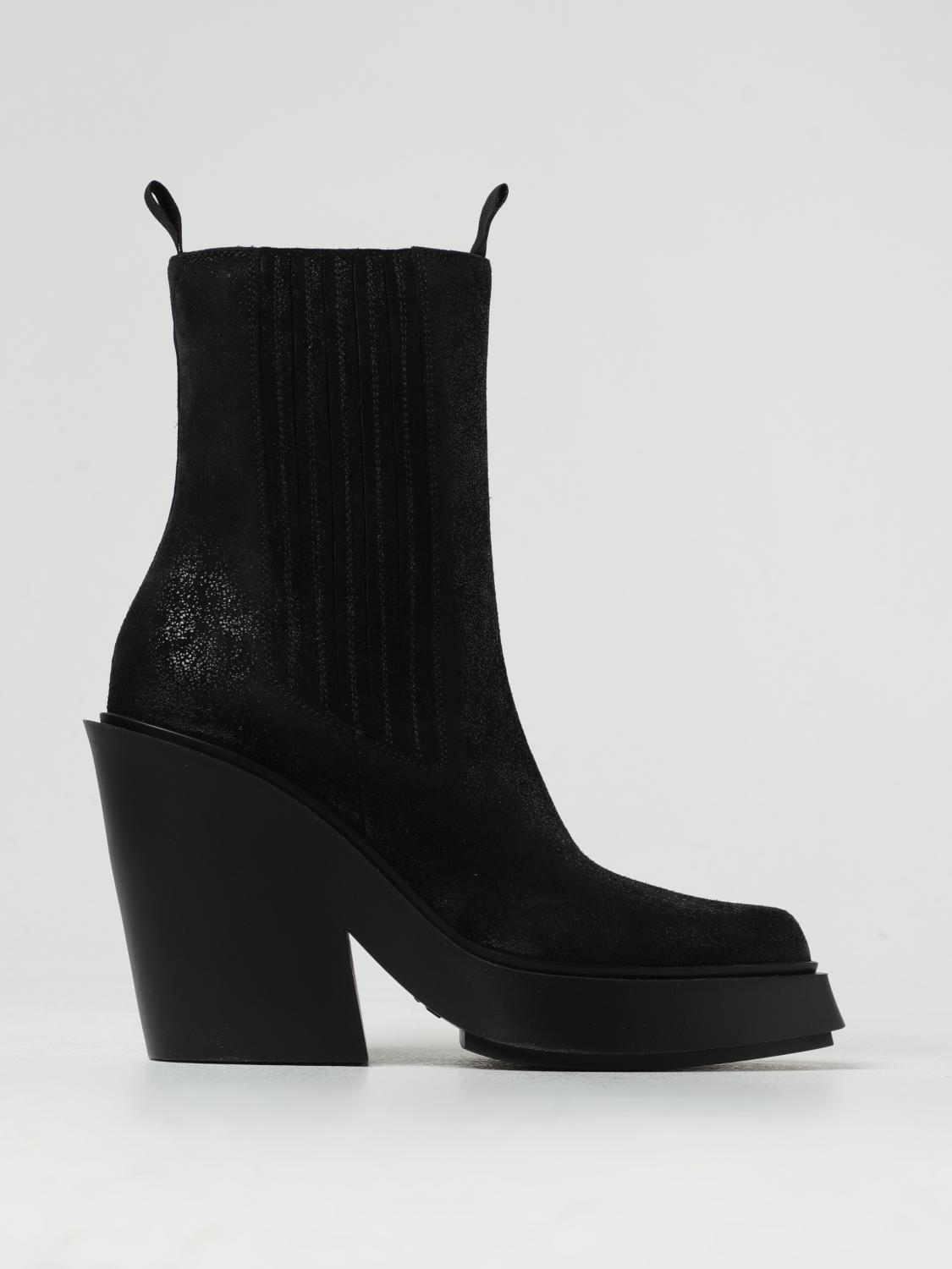 Vic Matié Flat Ankle Boots VIC MATIÉ Woman colour Black