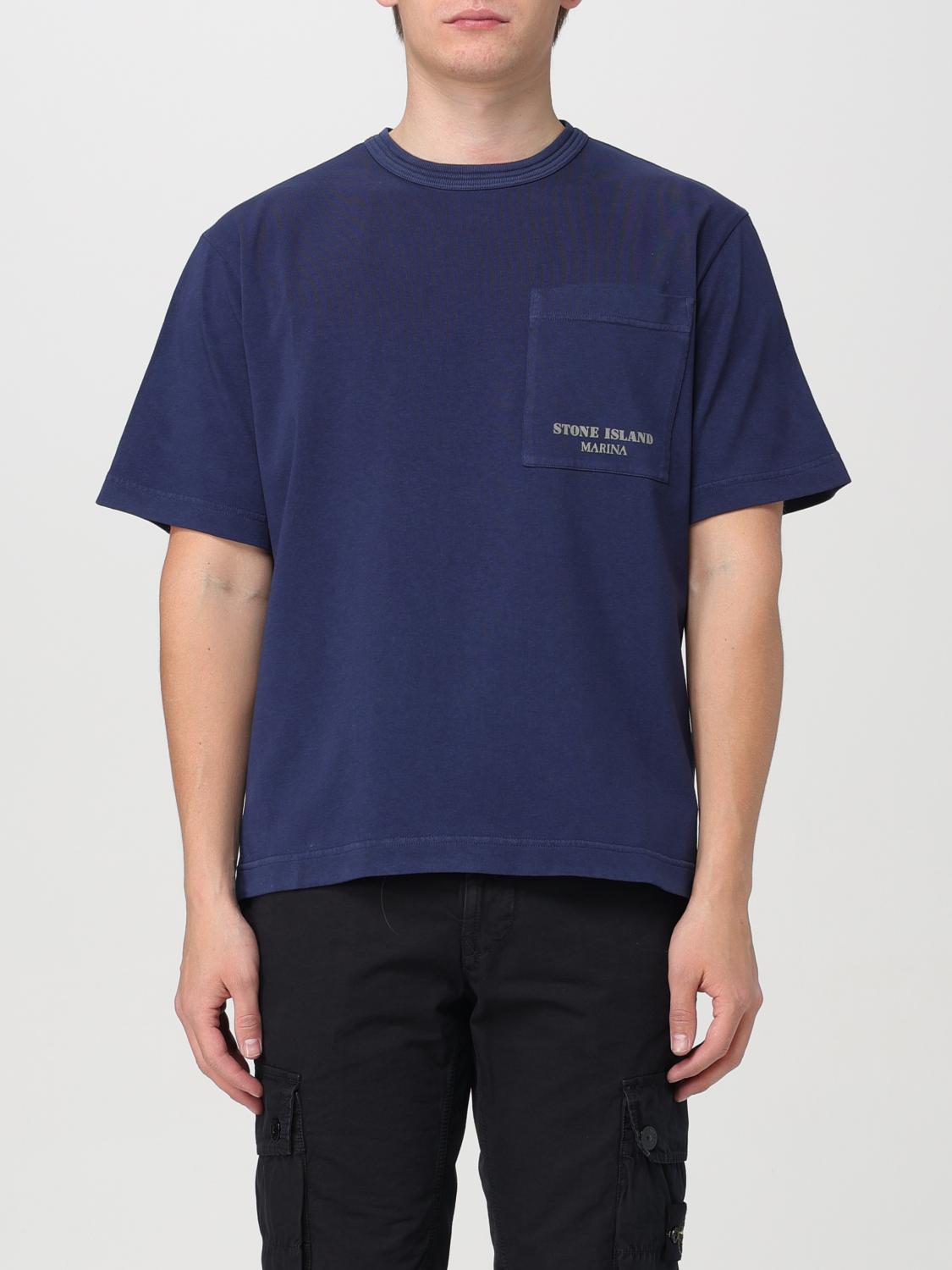 Stone Island T-Shirt STONE ISLAND Men colour Blue