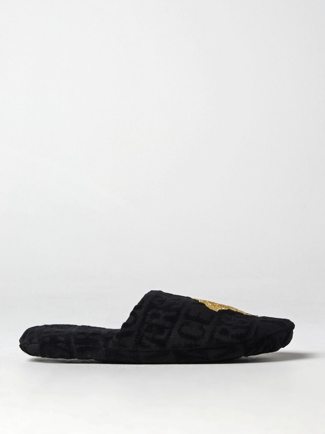 Versace Home Flat Shoes VERSACE HOME Woman colour Black