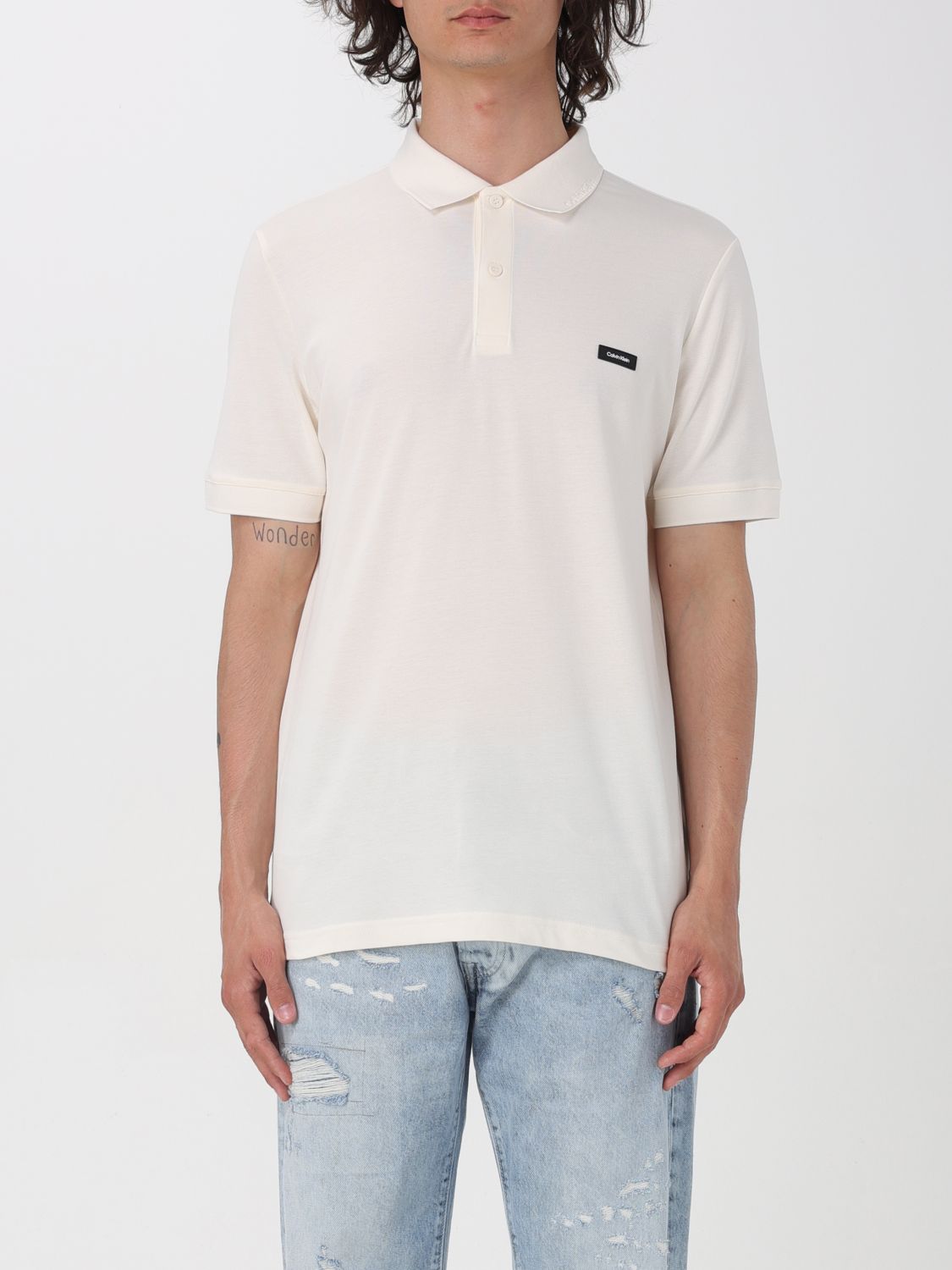 Calvin Klein Polo Shirt CALVIN KLEIN Men color White