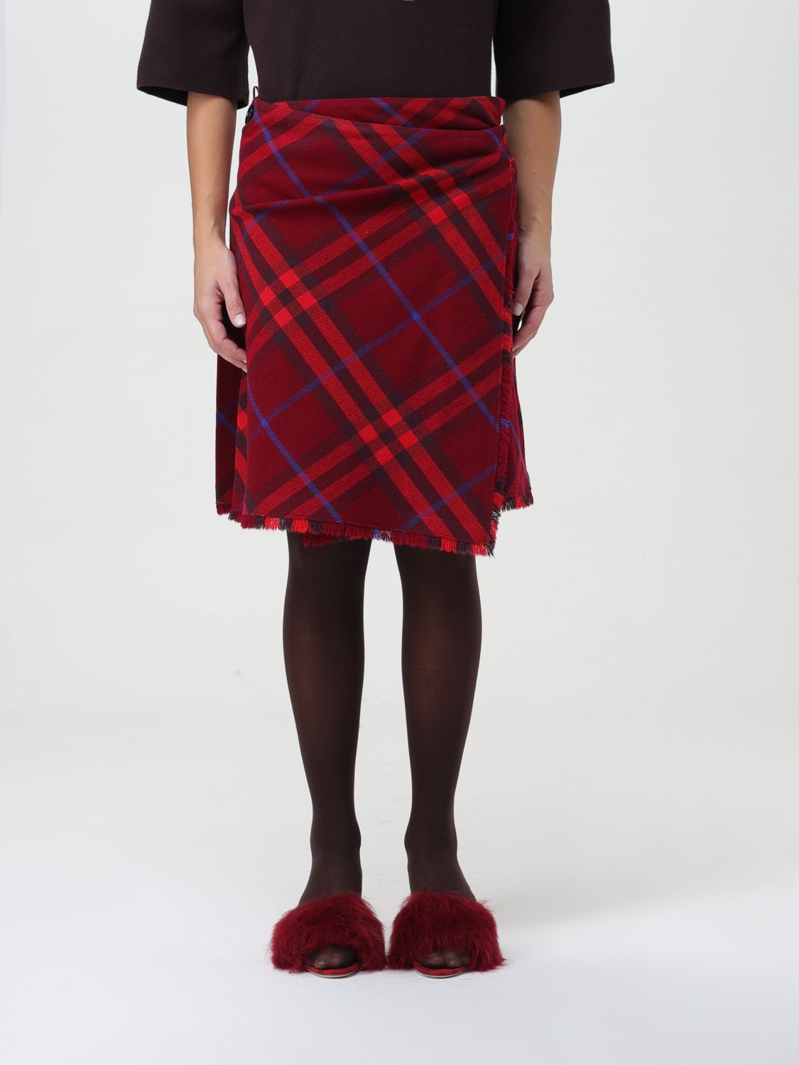 Burberry Skirt BURBERRY Woman colour Multicolor