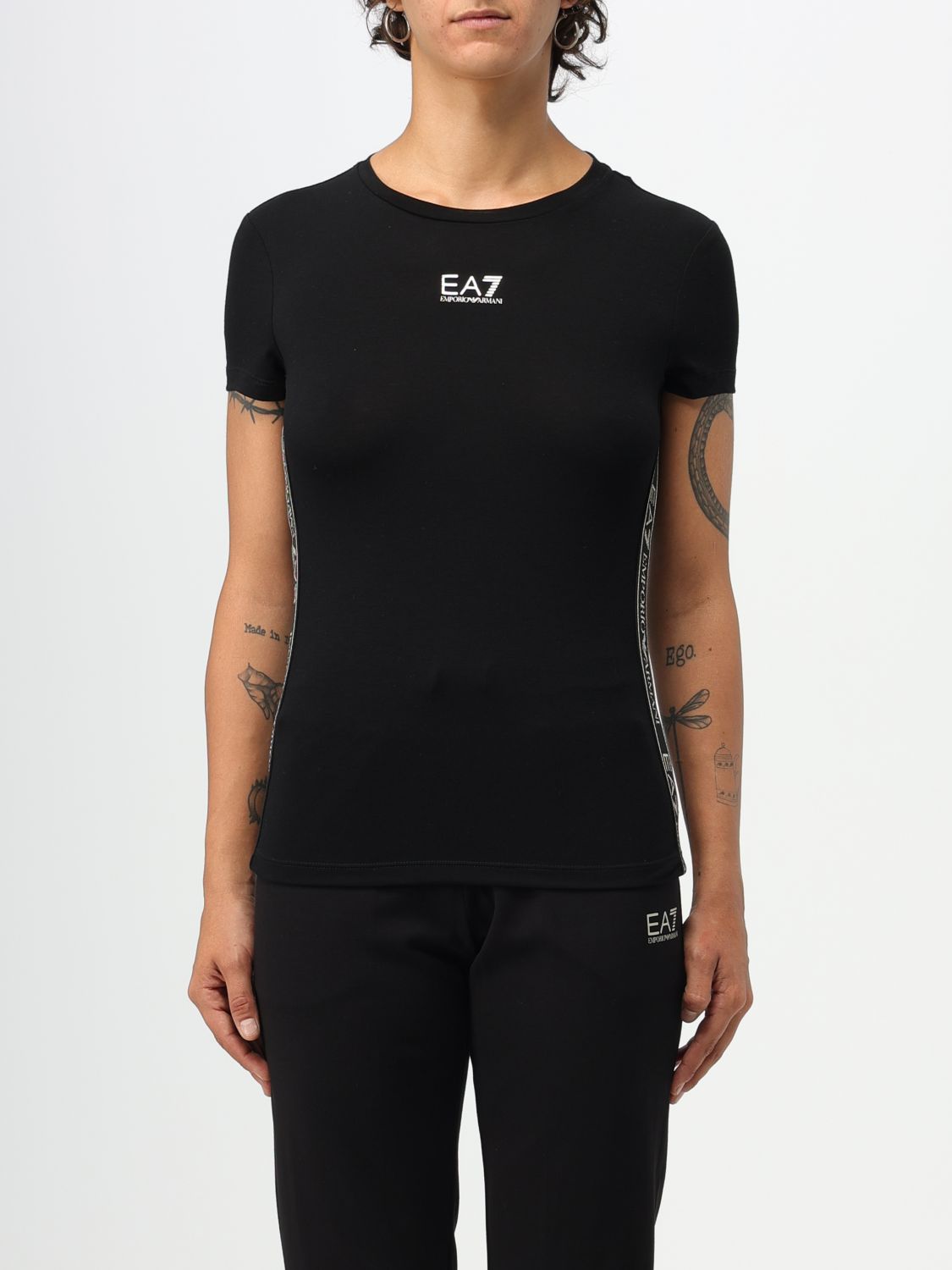 EA7 T-Shirt EA7 Woman colour Black