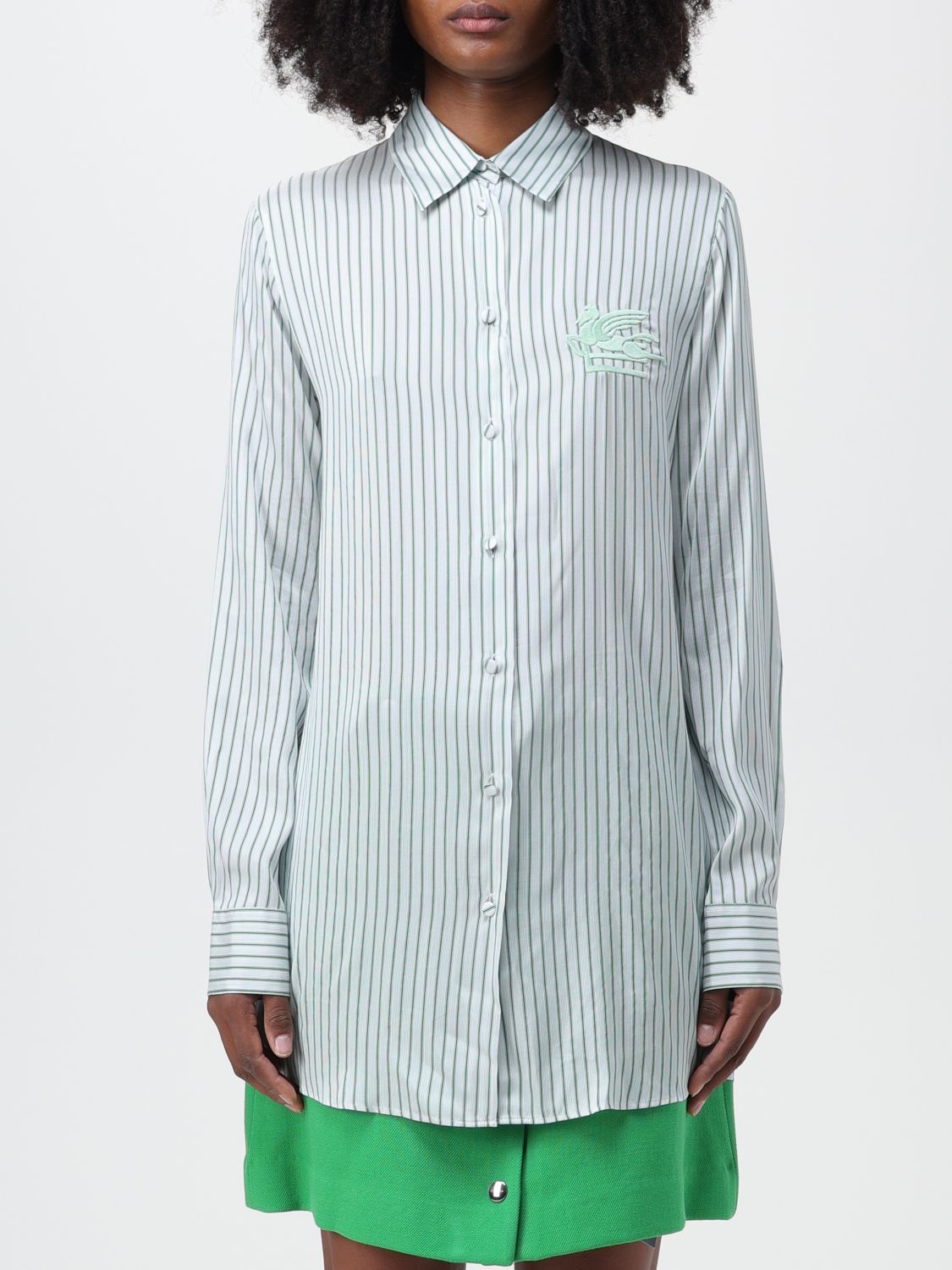 Etro Shirt ETRO Woman colour Green