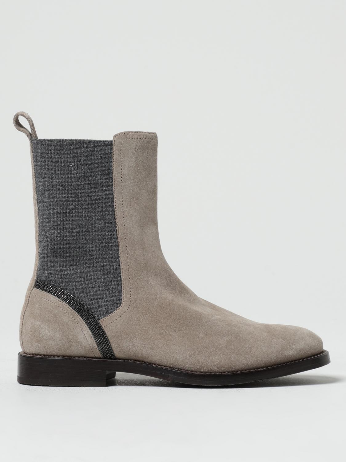 Brunello Cucinelli Boots BRUNELLO CUCINELLI Woman colour Grey