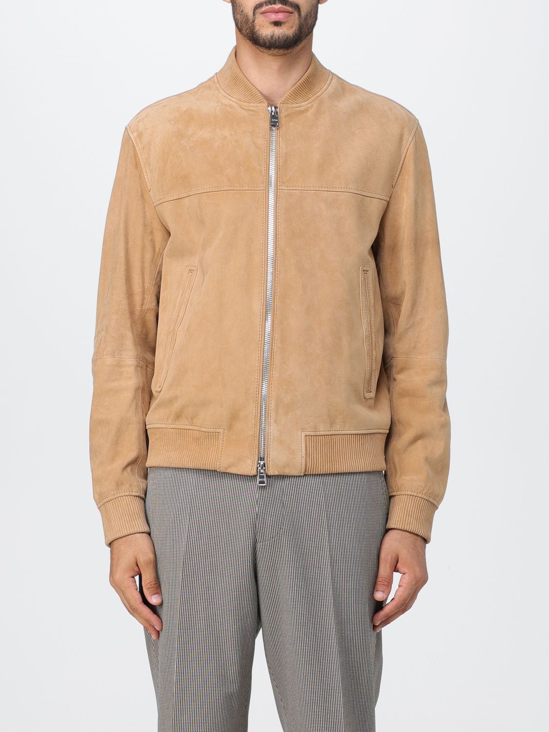 BOSS Jacket BOSS Men colour Beige