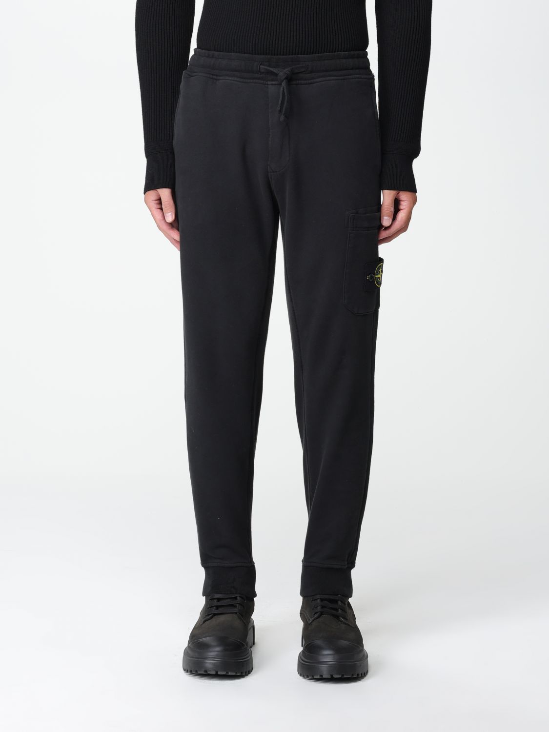 Stone Island Trousers STONE ISLAND Men colour Black