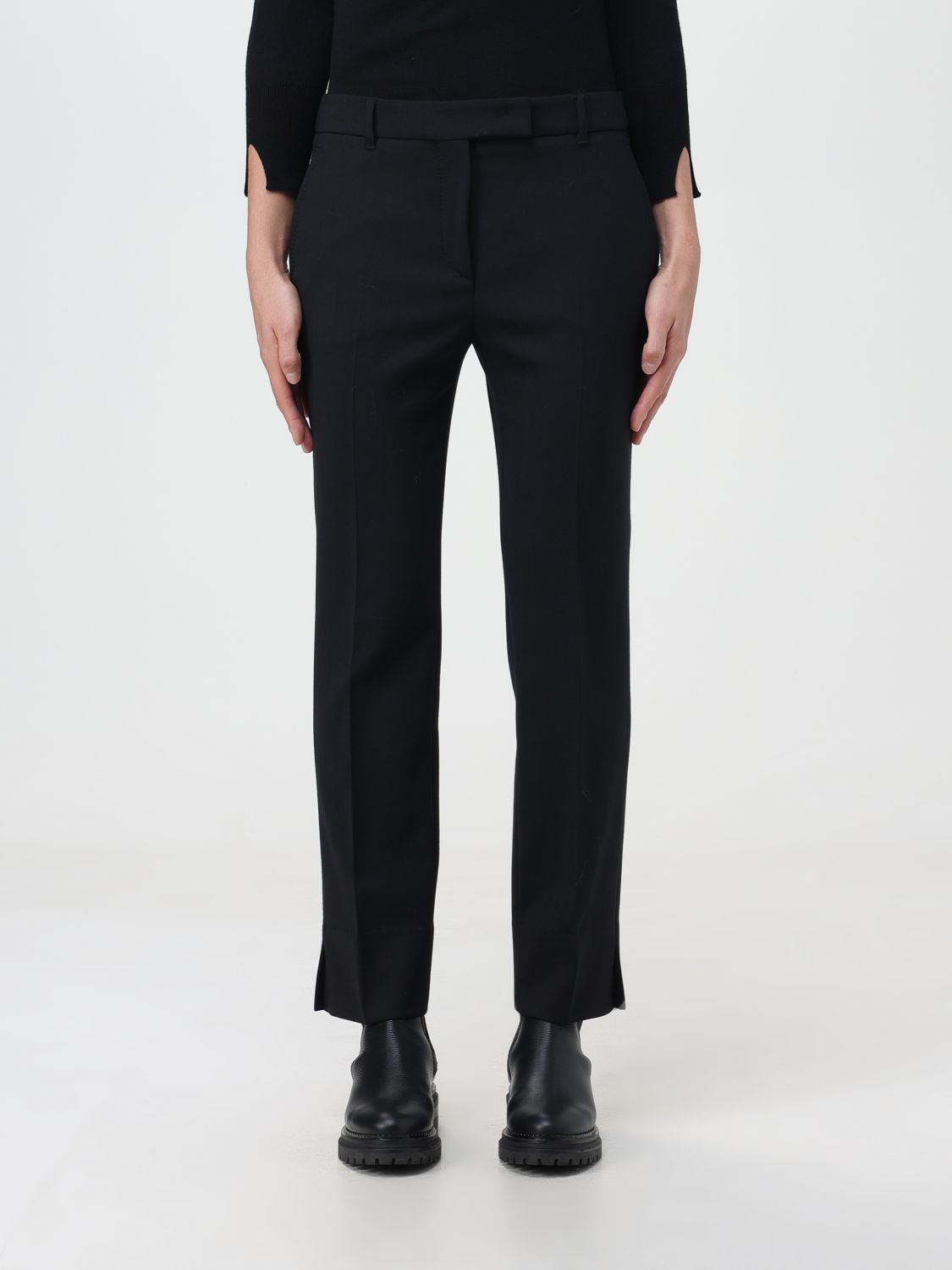 Incotex Trousers INCOTEX Woman colour Black