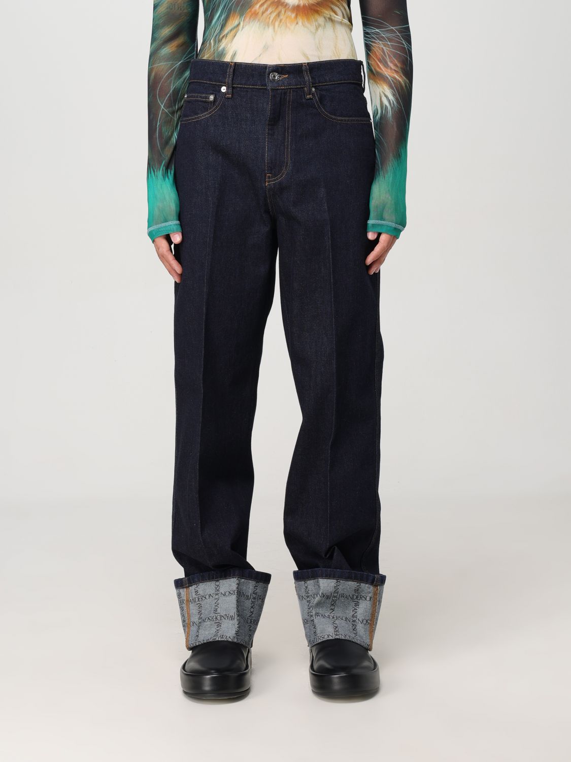 Jw Anderson Jeans JW ANDERSON Men color Blue