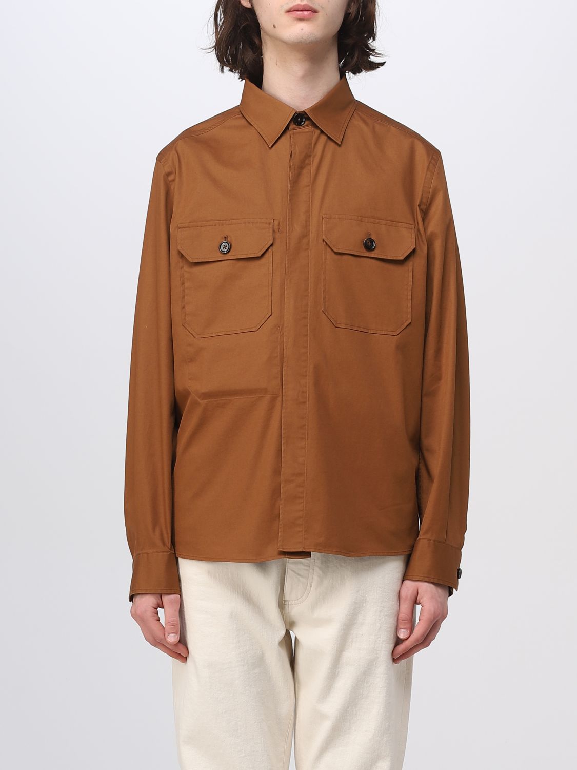 zegna Jacket ZEGNA Men colour Camel