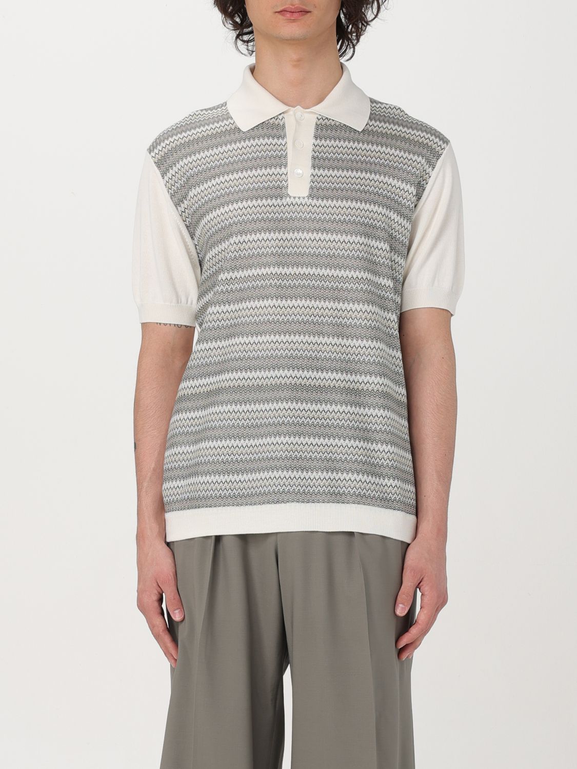 Missoni Polo Shirt MISSONI Men colour White