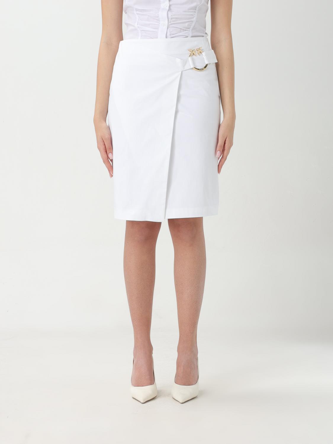 Pinko Skirt PINKO Woman colour White