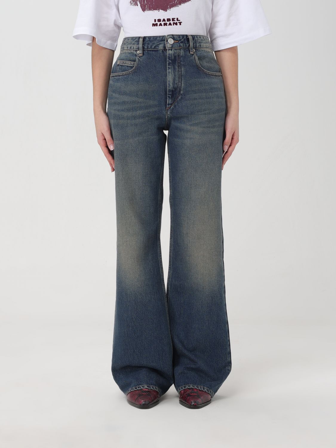 Isabel Marant Jeans ISABEL MARANT Woman colour Denim