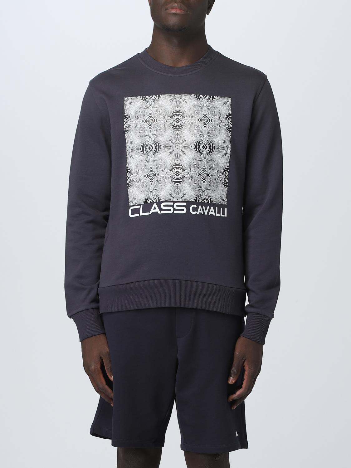 Class Roberto Cavalli Sweatshirt CLASS ROBERTO CAVALLI Men colour Blue