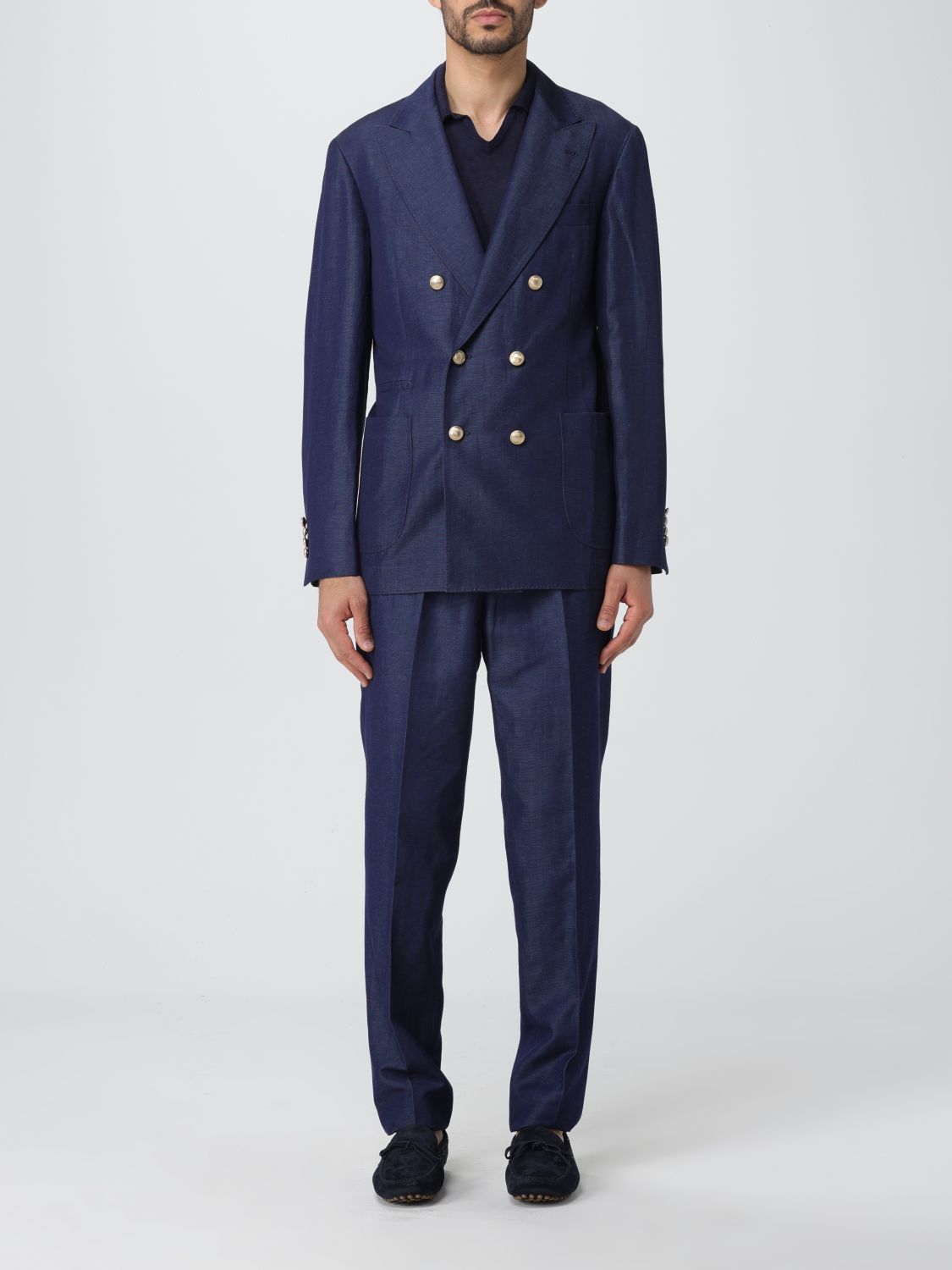 Brunello Cucinelli Suit BRUNELLO CUCINELLI Men colour Denim